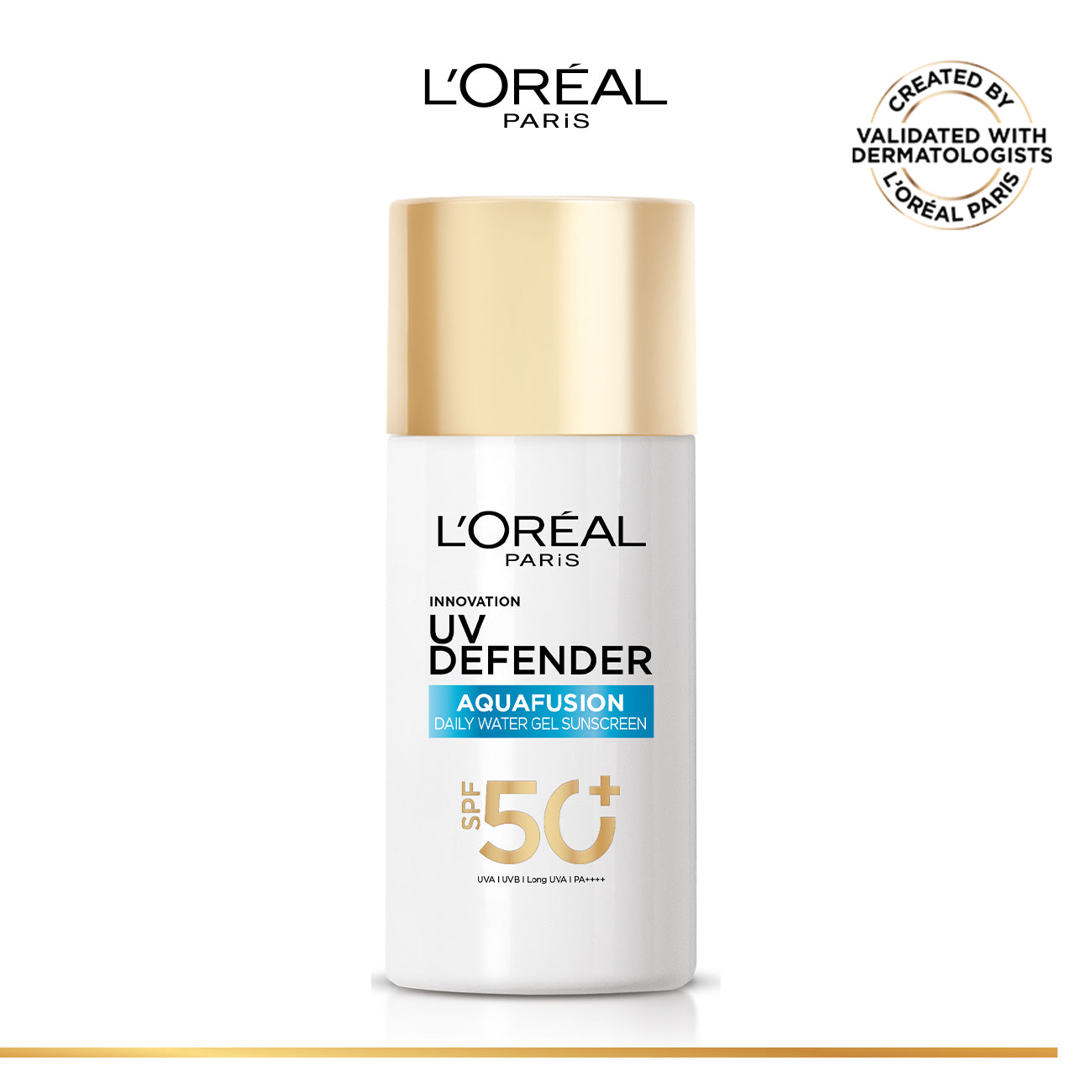 L'Oreal Paris UV Defender, Aquafusion Daily Water Gel Sunscreen, SPF50+ PA++++ 50ml Lebanon