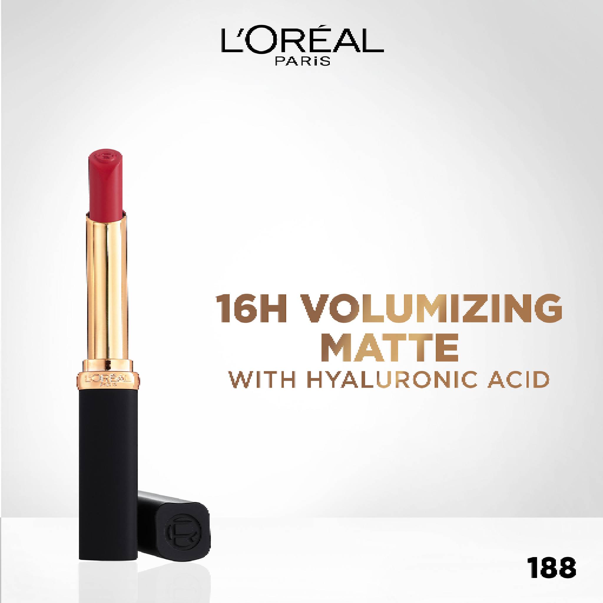 L'Oreal Paris Colour Riche Intense Volume Matte Lipstick with Hyaluronic Acid -16hr wear 188 Rose Activist Lebanon