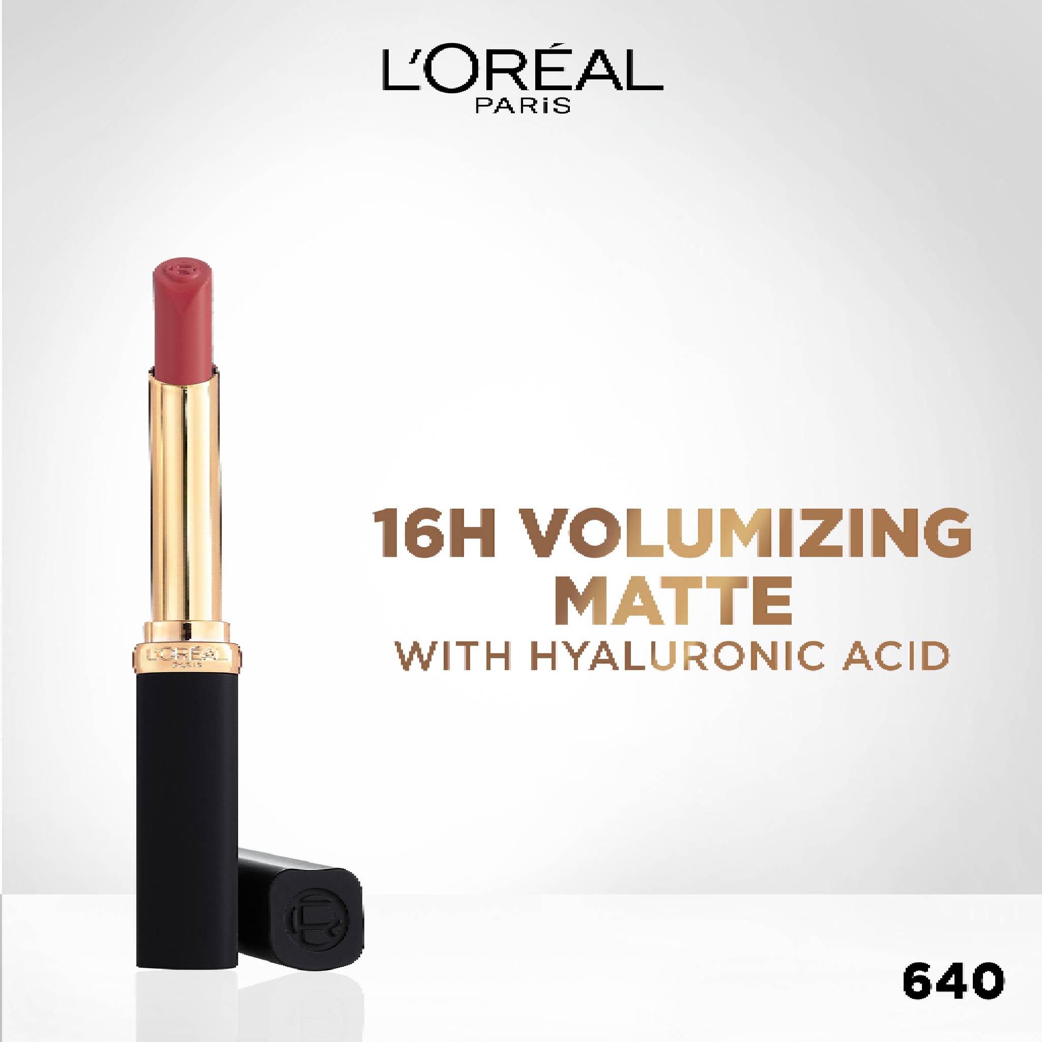 L'Oreal Paris Colour Riche Intense Volume Matte Lipstick with Hyaluronic Acid -16hr wear 640 Nude Lebanon