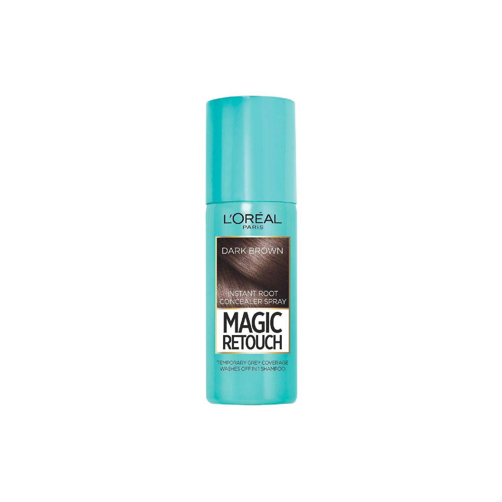 L'Oreal Paris Magic Retouch Hair Roots Concealer Spray 2 Dark Brown Lebanon