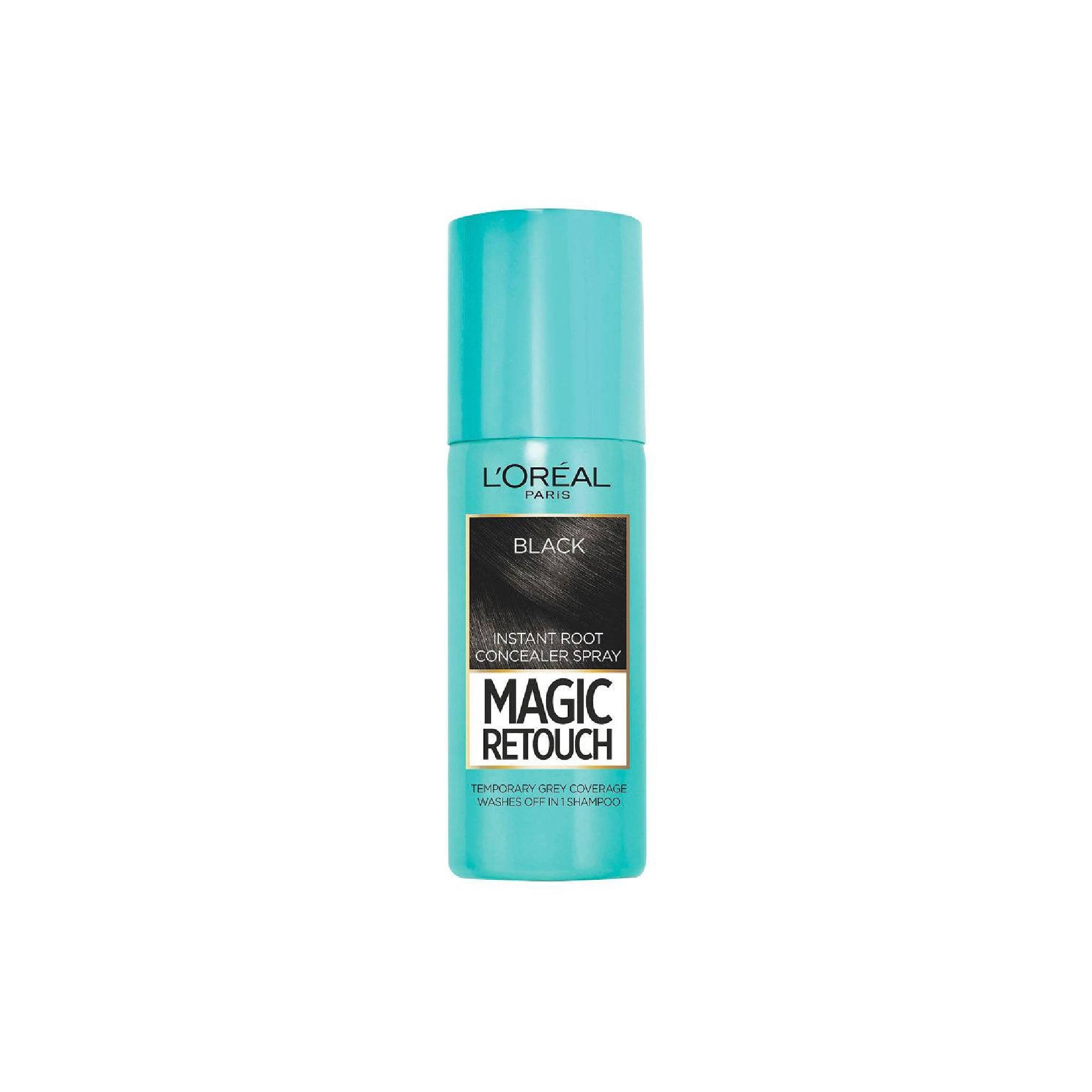 L'Oreal Paris Magic Retouch Hair Roots Concealer Spray 1 Black Lebanon