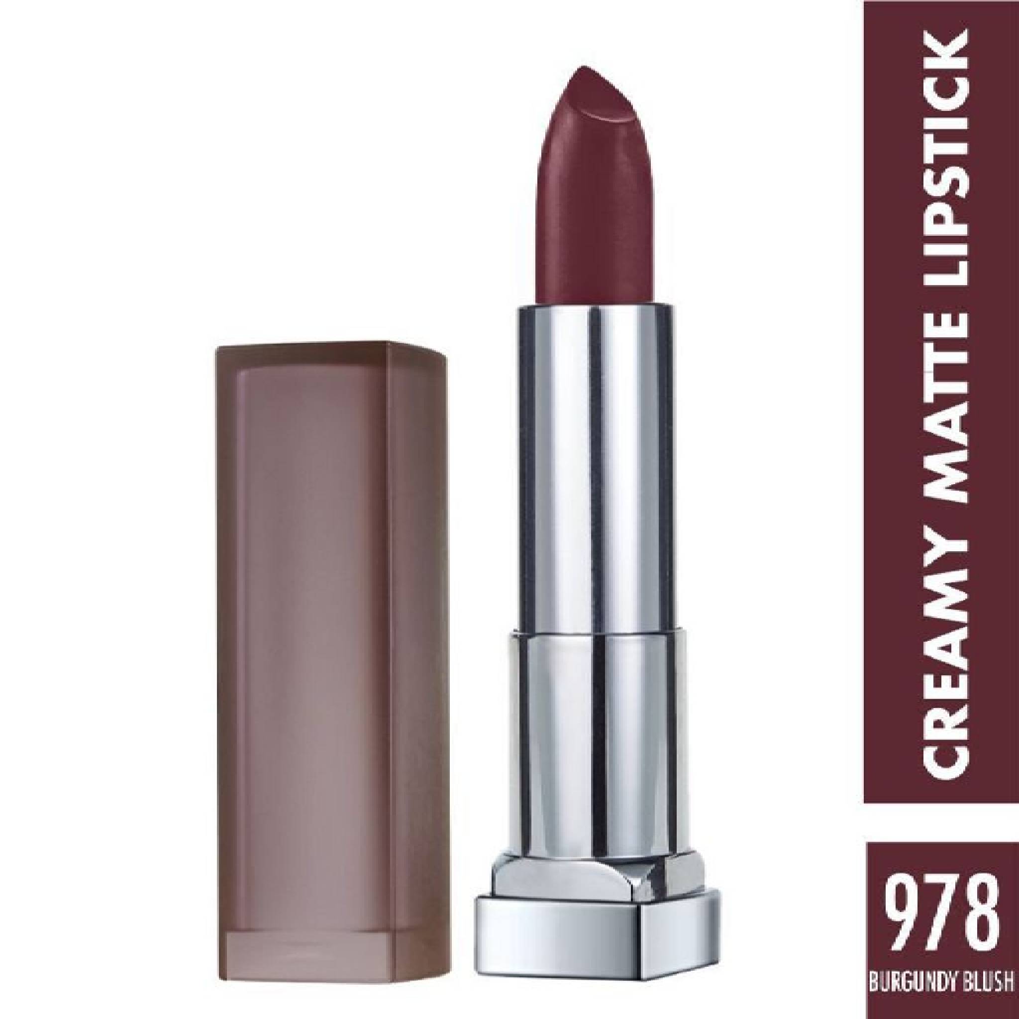 Maybelline New York Color Sensational Creamy Matte Lipstick 978 Burgundy Blush Lebanon