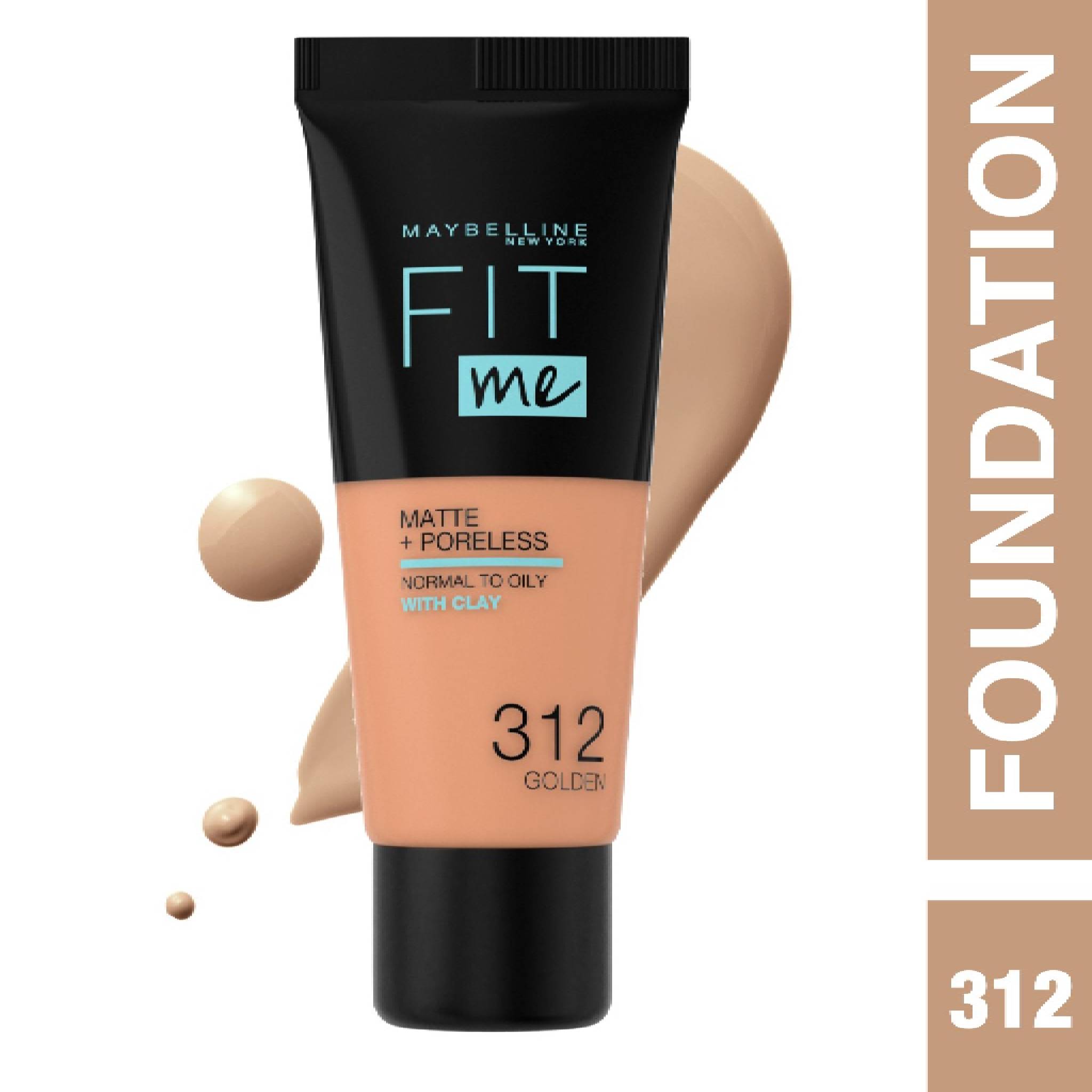 Maybelline New York Fit Me Matte Foundation 312 Golden Lebanon