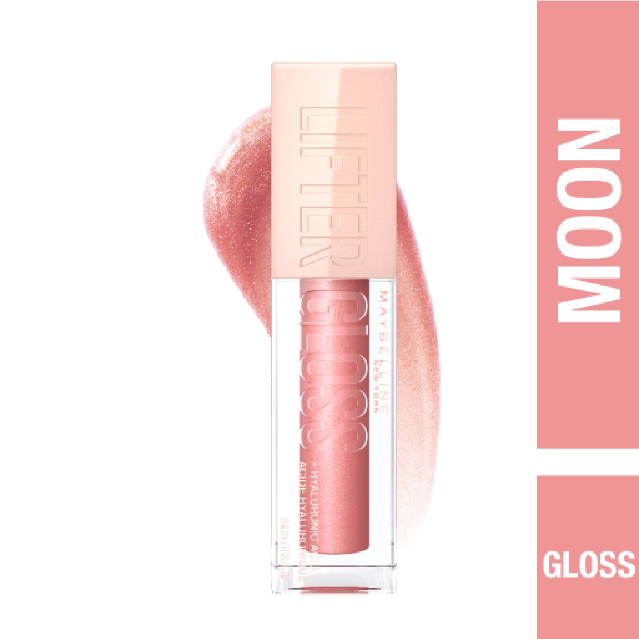 Maybelline New York Lifter Gloss Lip Gloss Makeup with Hyaluronic Acid for Smooth and Hydrated Lips 003 Moon Lebanon