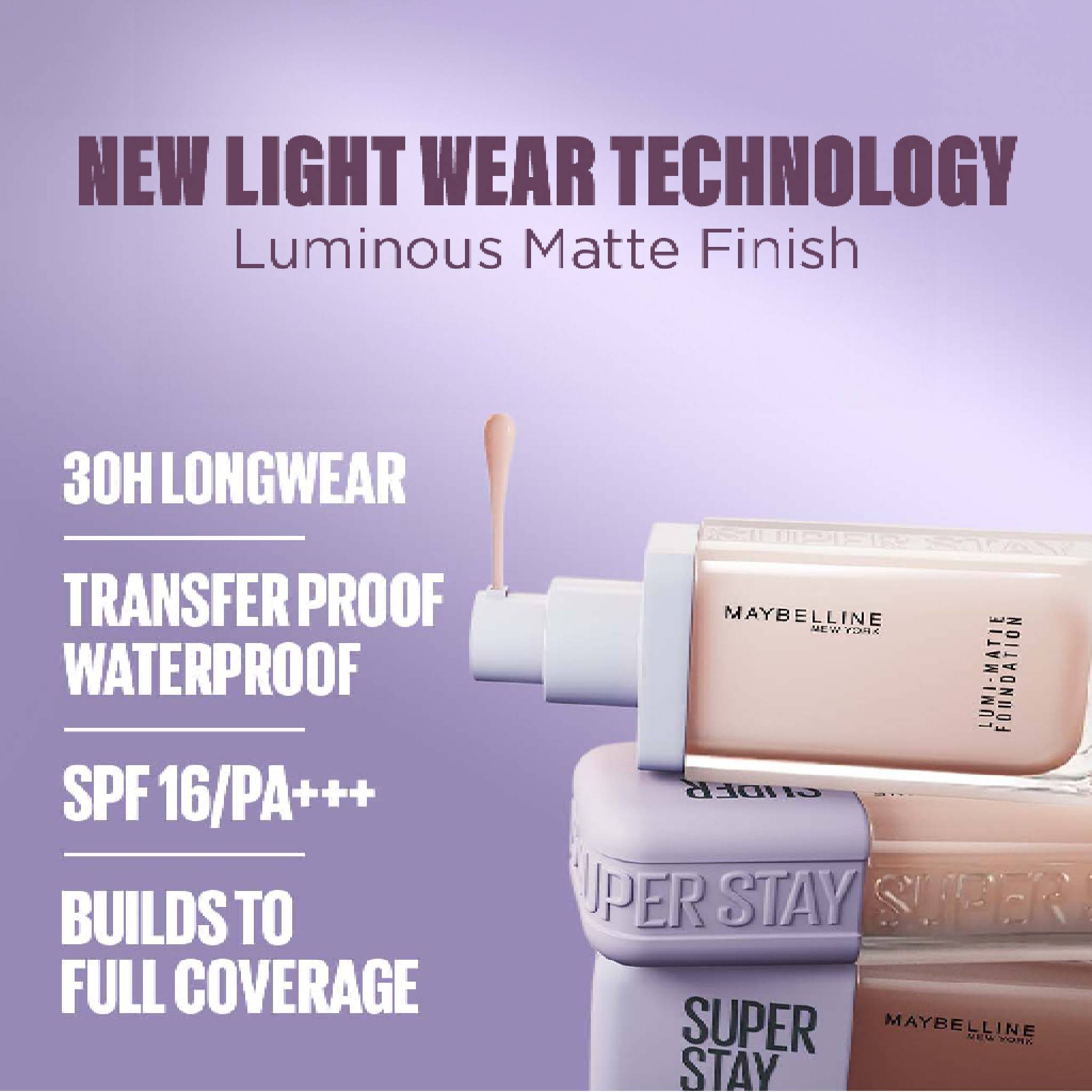 Maybelline New York Super Stay up to 30H Lumi-Matte Foundation 140 Lebanon