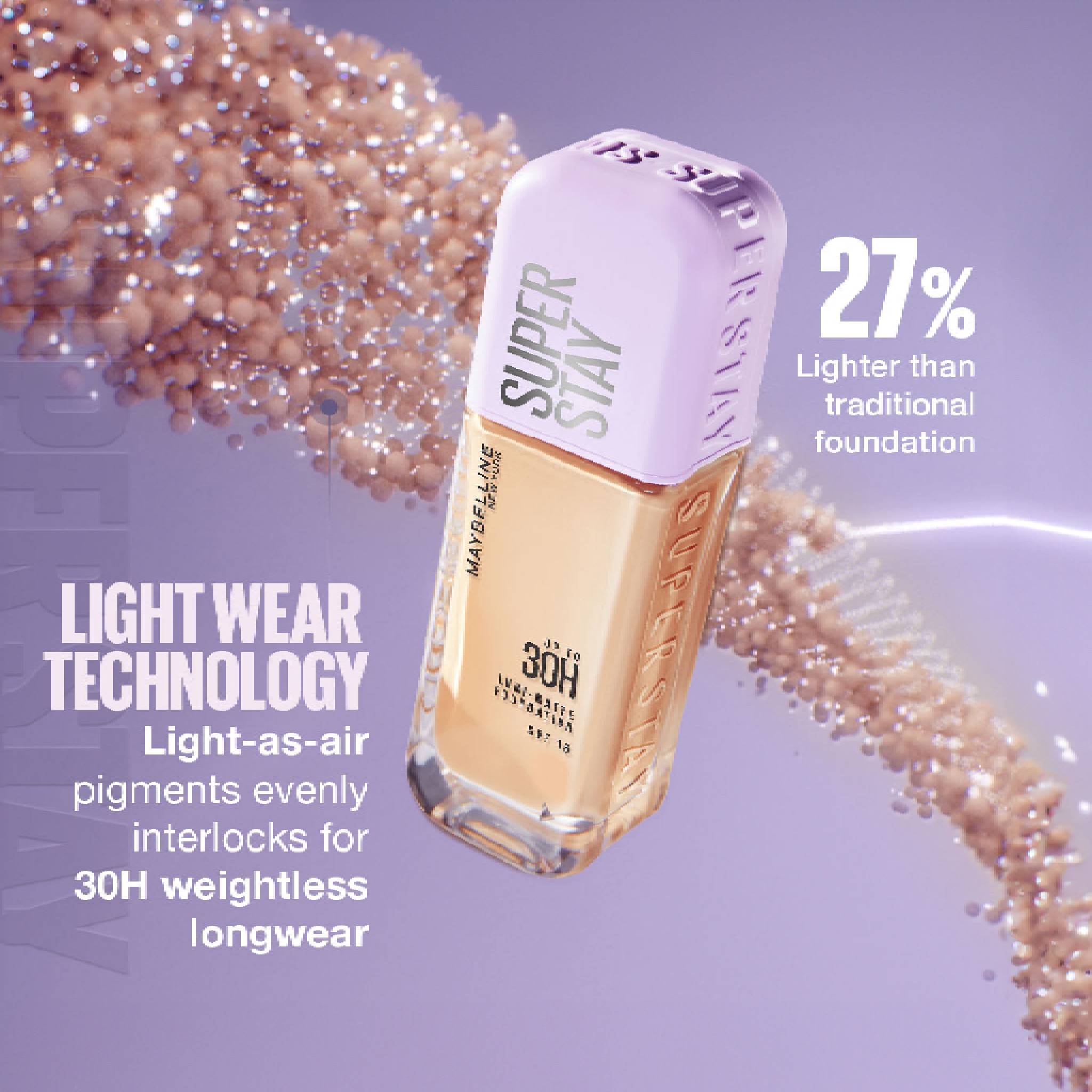 Maybelline New York Super Stay up to 30H Lumi-Matte Foundation 327 Lebanon