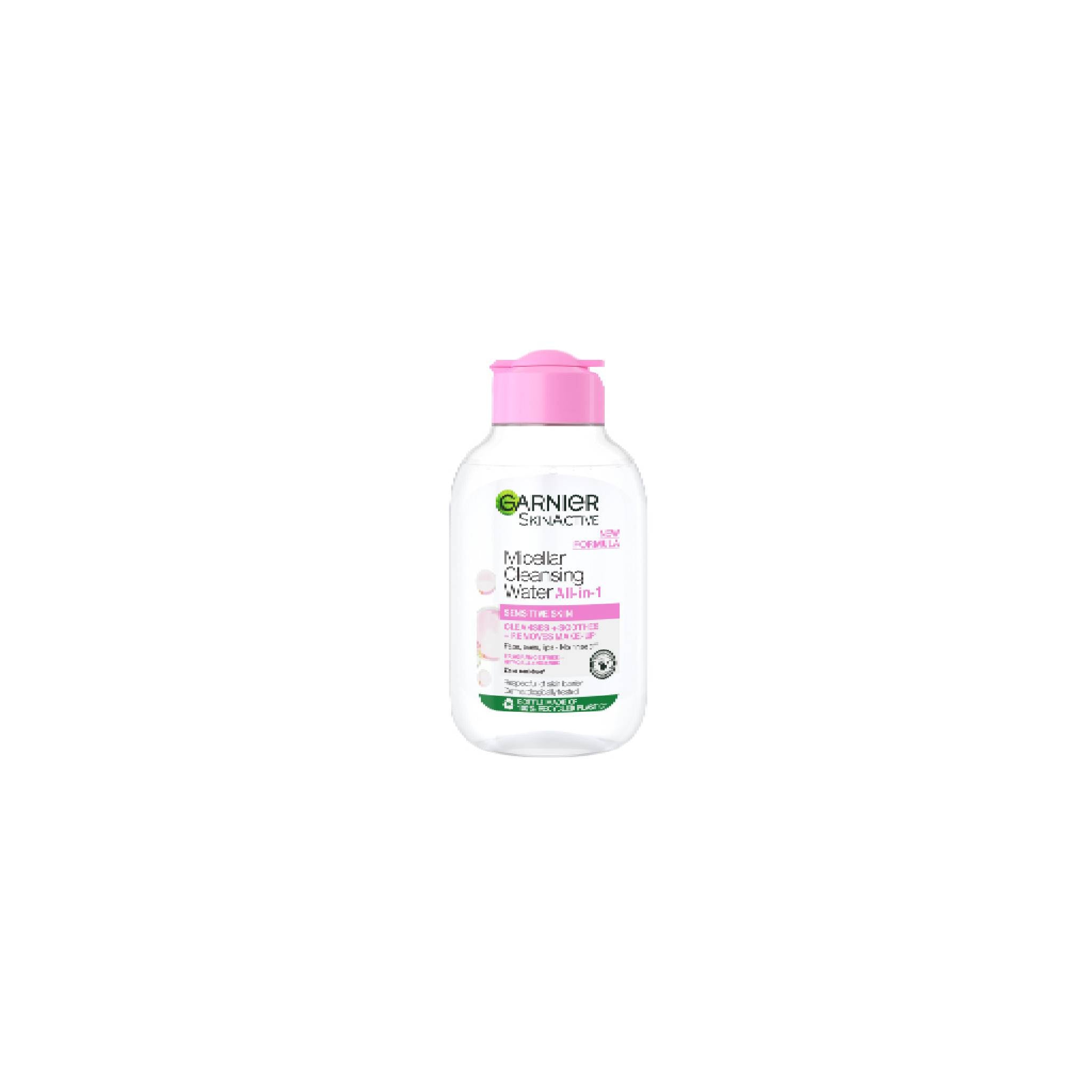 Garnier » Micellar Water Facial Cleanser and Makeup Remover Pink for Sensitive Skin (100% off) 100ml Lebanon
