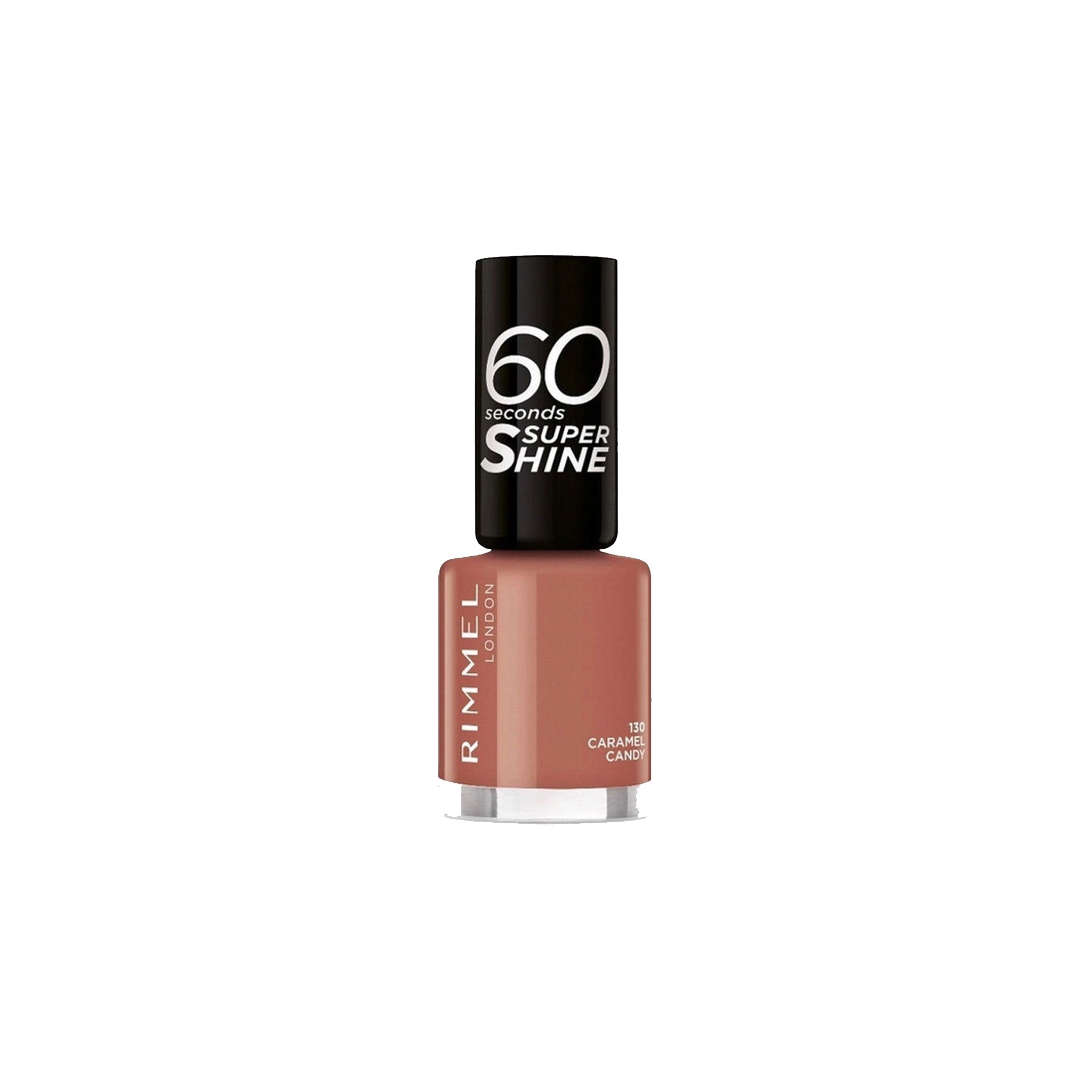 Rimmel London 60 Seconds Super Shine Nail Polish 130 Caramel Candy Lebanon