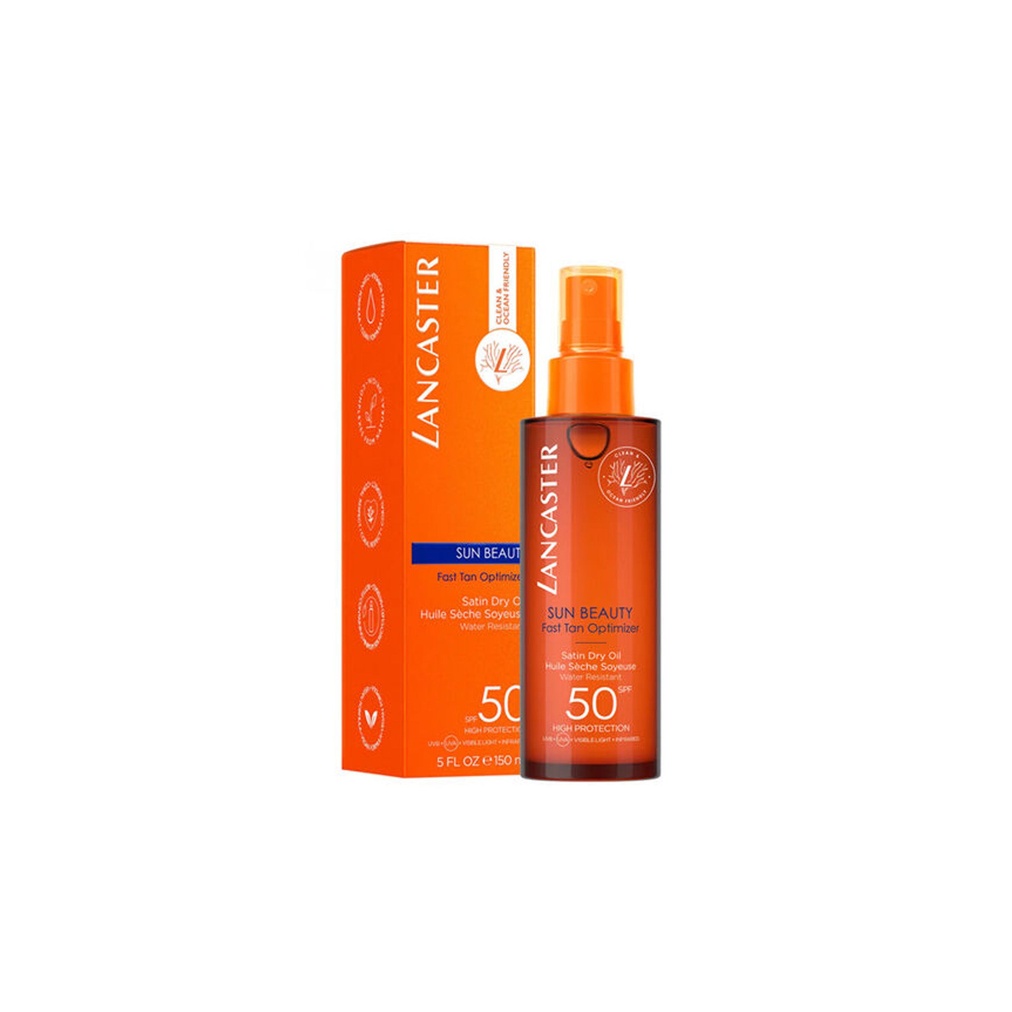 Sun Beauty Satin Dry Oil SPF50