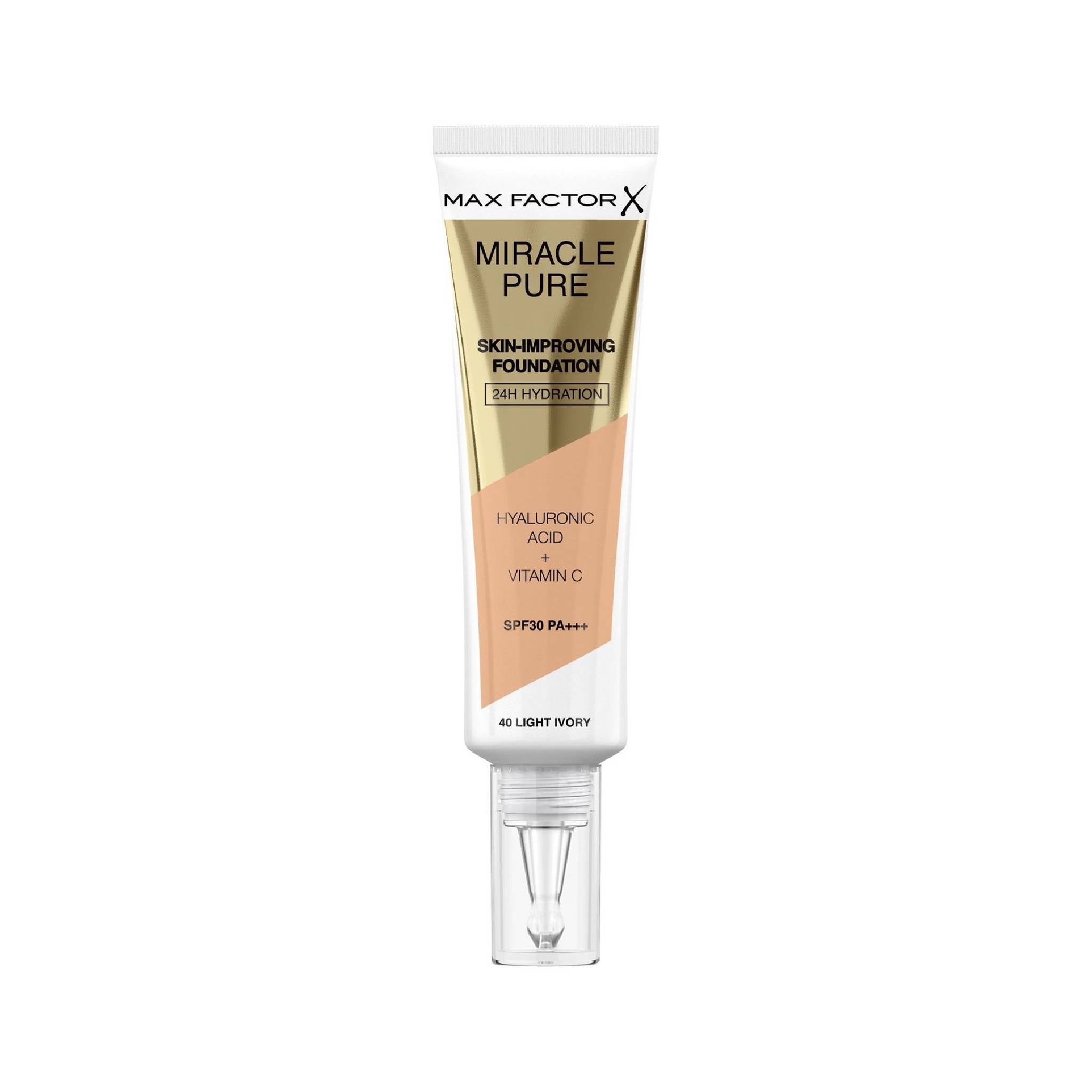 Max Factor Miracle Pure Skin Improving Foundation 40 Light Ivory Lebanon