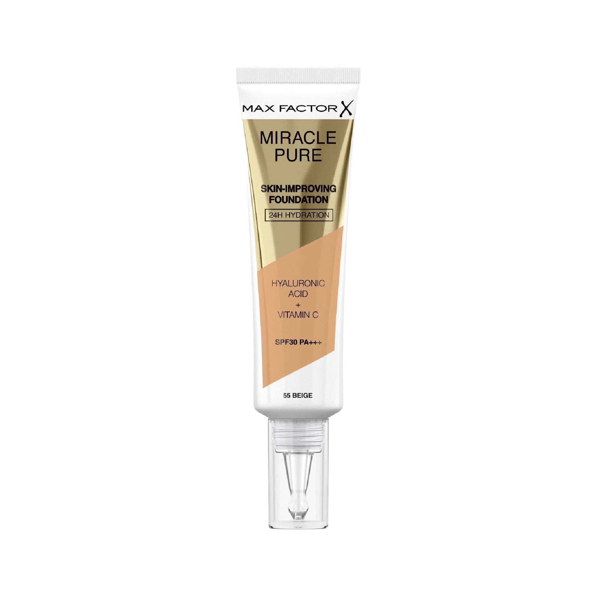 Max Factor Miracle Pure Skin Improving Foundation 55 Beige Lebanon