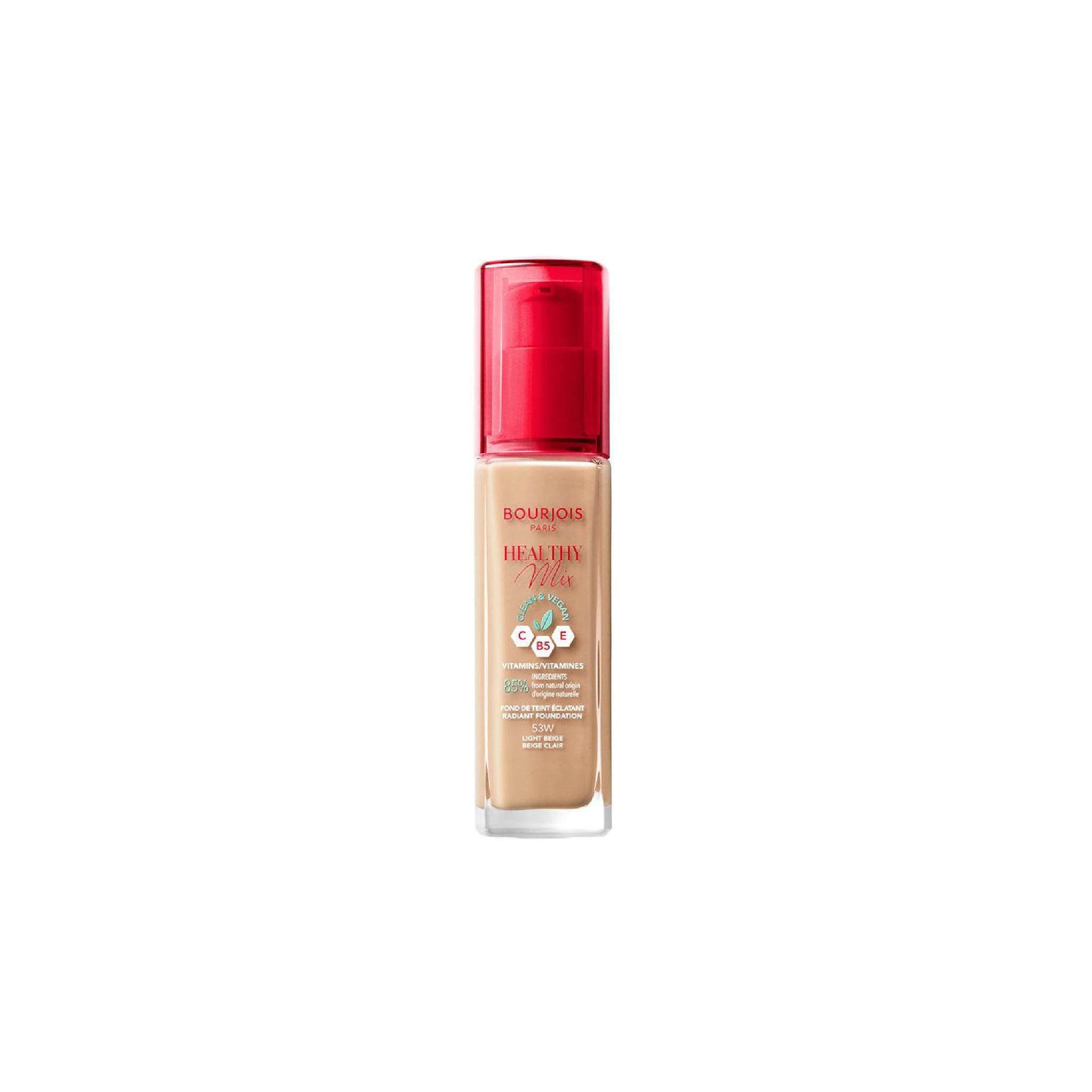 Bourjois Paris Healthy Mix Clean Foundation 53W Light Beige Lebanon