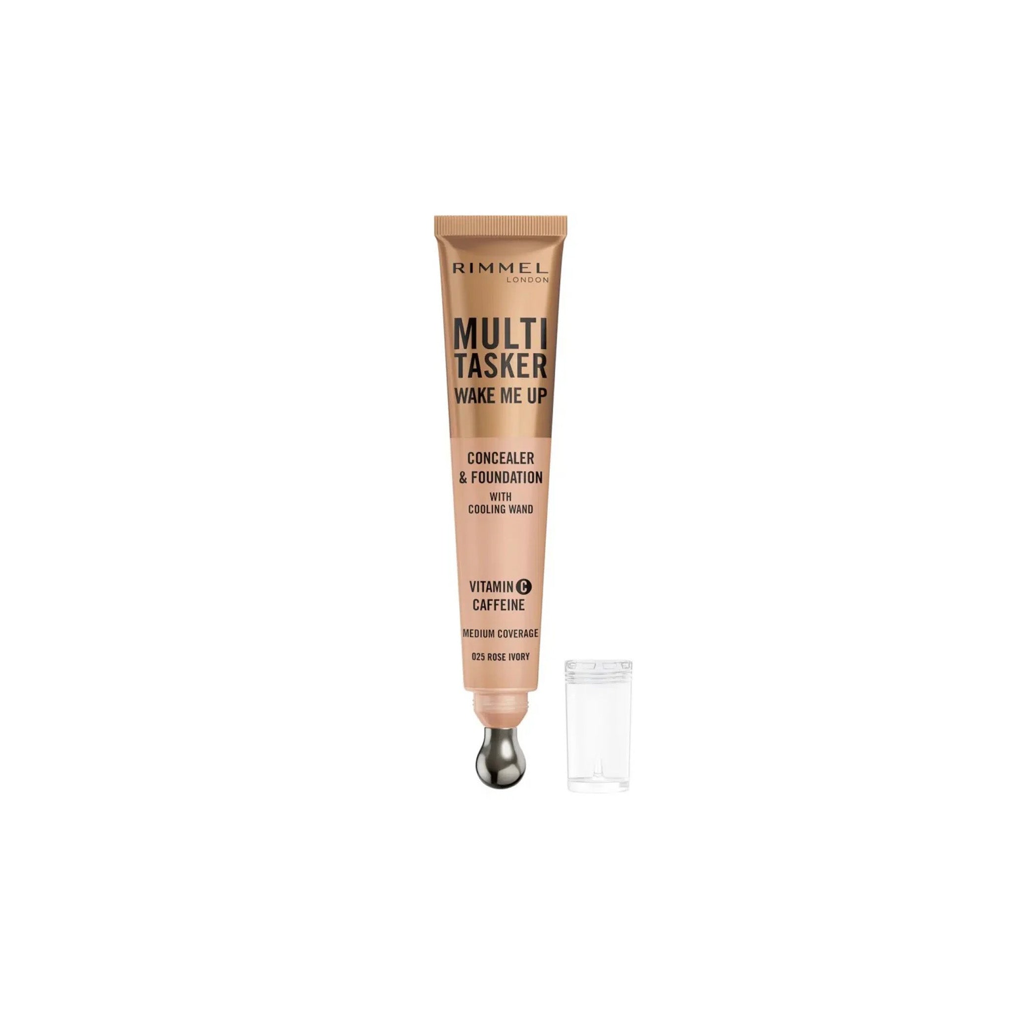 Rimmel London Multi-Tasker Wake Me Up Concealer & Foundation 025 Rose Ivory Lebanon