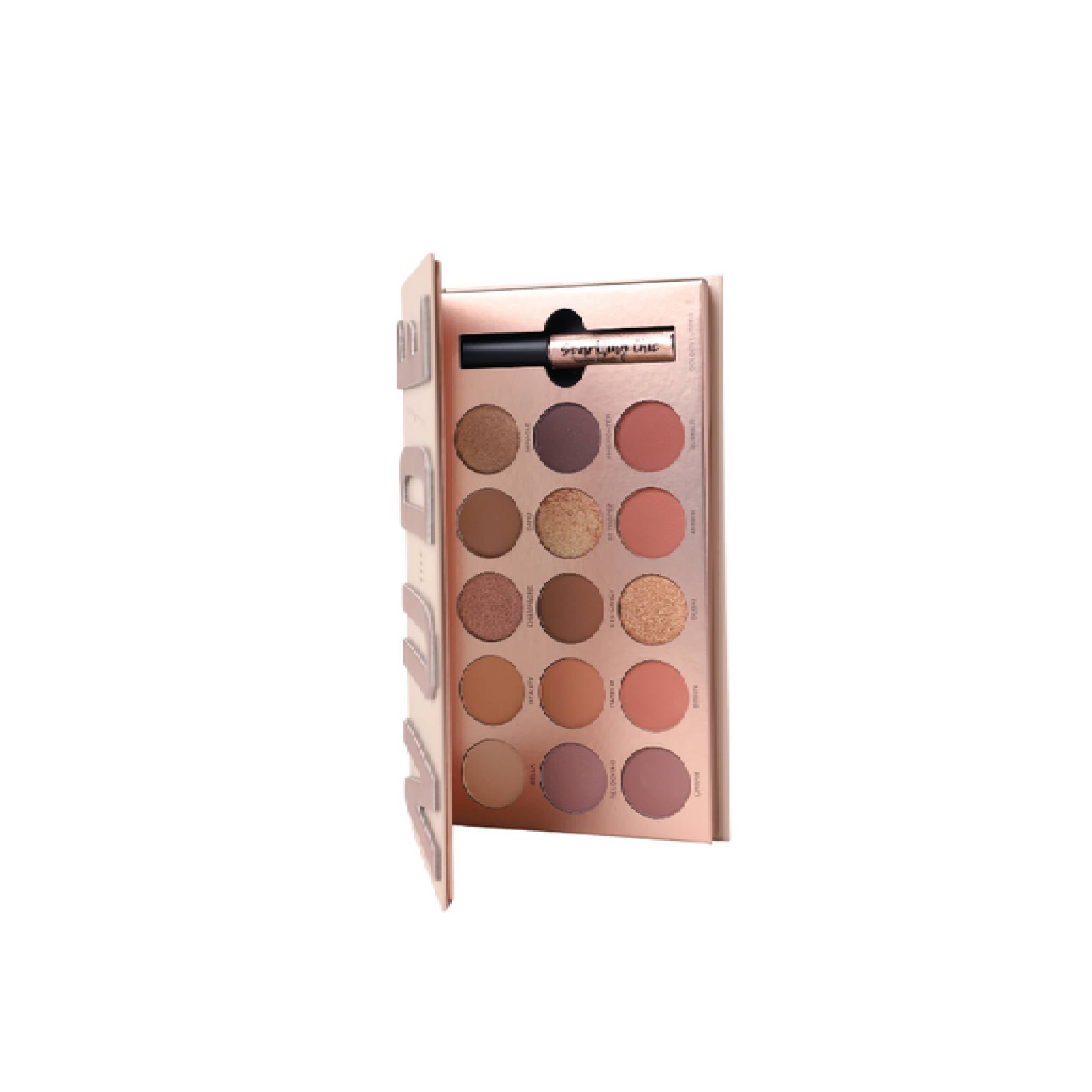 Bassam Fattouh Cosmetics The Nude palette 15 Eyeshadows Lebanon