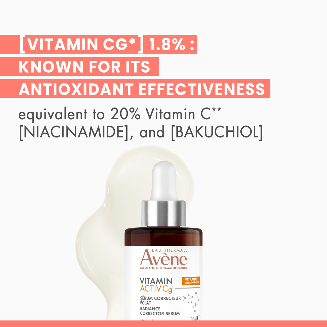 Buy Avène Radiance Vitamin Activ Cg Corrector Serum & Get a FREE 10ml Hyaluron Activ B3 Plumping Serum