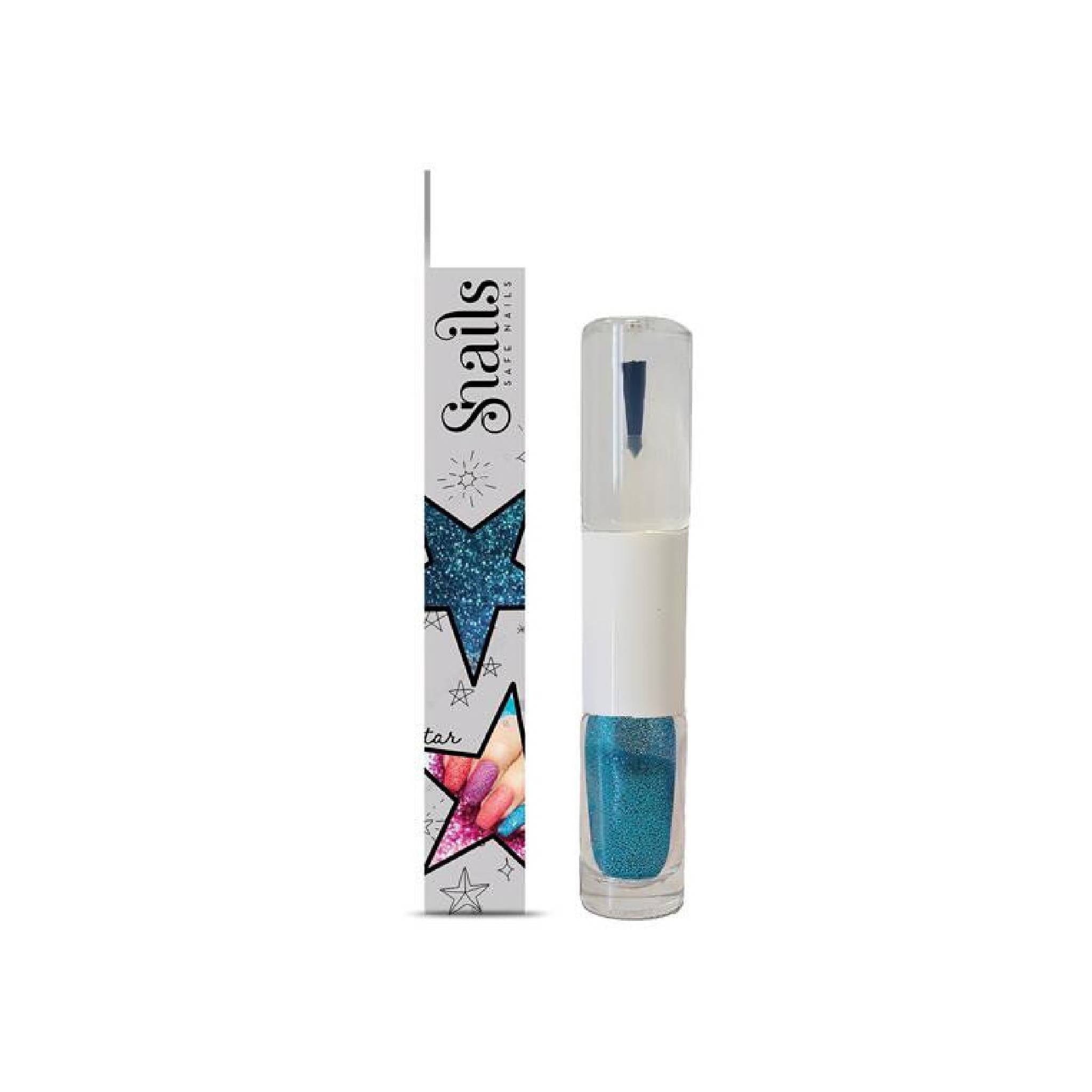Snails Safe Nails Magic Dust Blue 2-In-1 Nail Glitter With Top Coat 6.5g Lebanon
