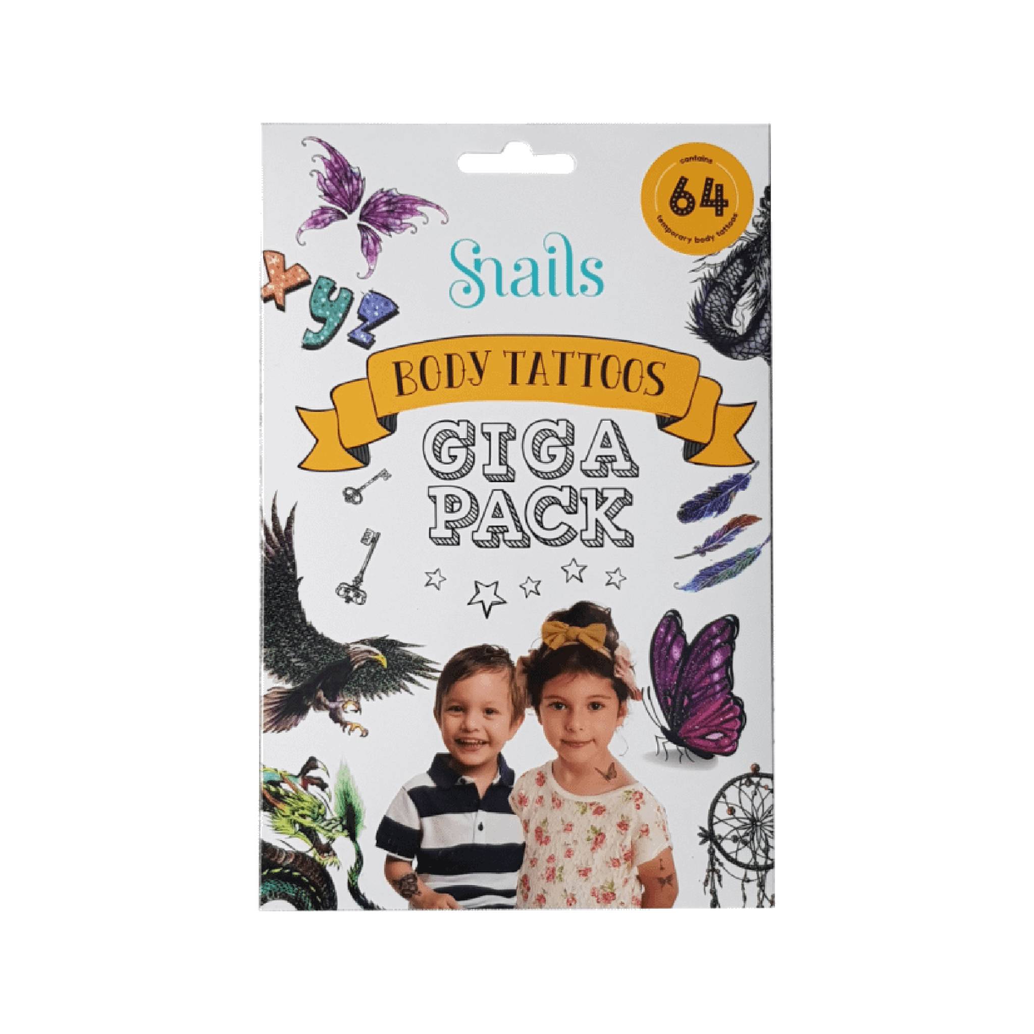 Snails Safe Nails Jewelery Tattoos Giga Pack 64Pcs Lebanon