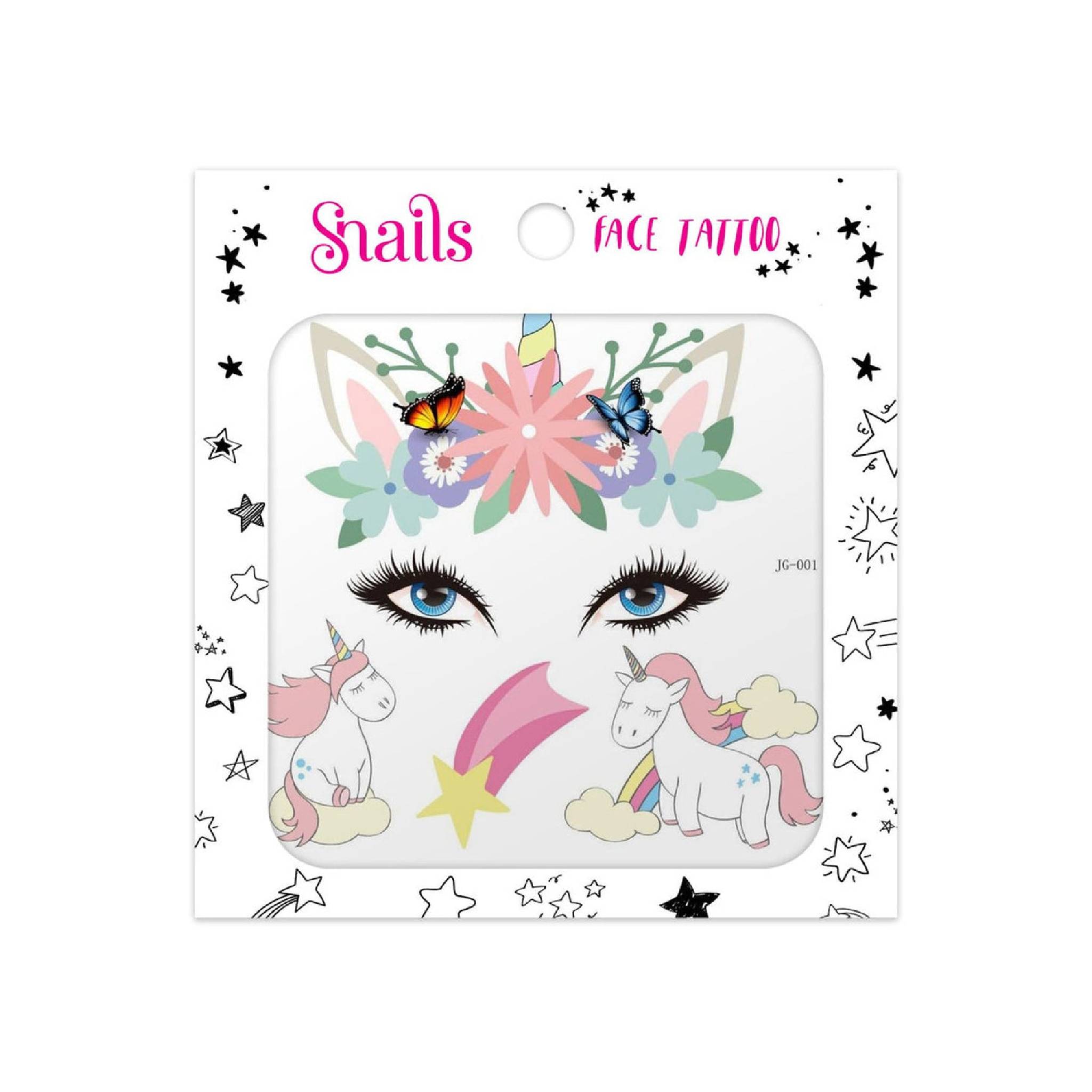 Snails Safe Nails Face Tattoos Unicorn Star Lebanon