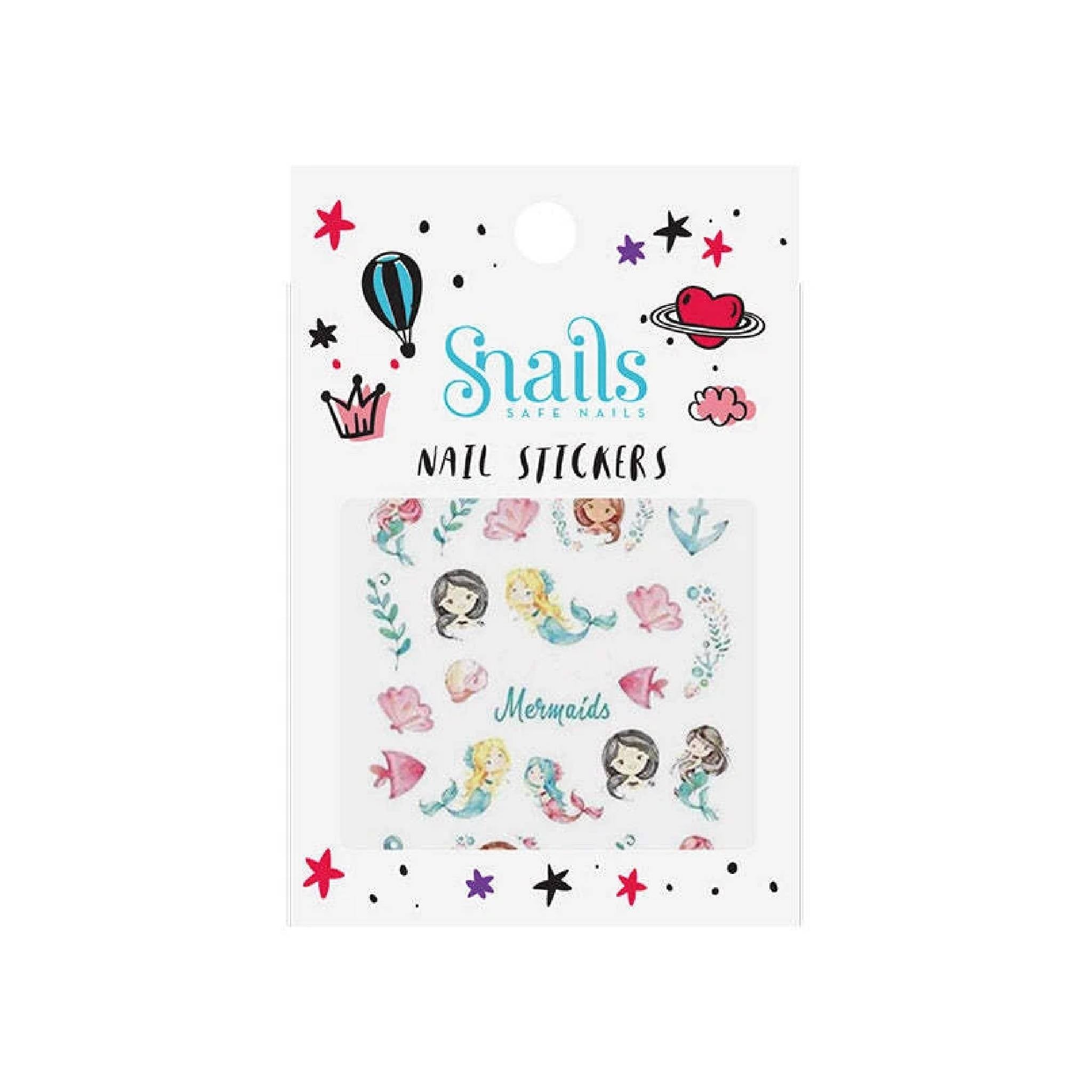 Snails Safe Nails Nail Stickers Mermaids 25Pcs Lebanon