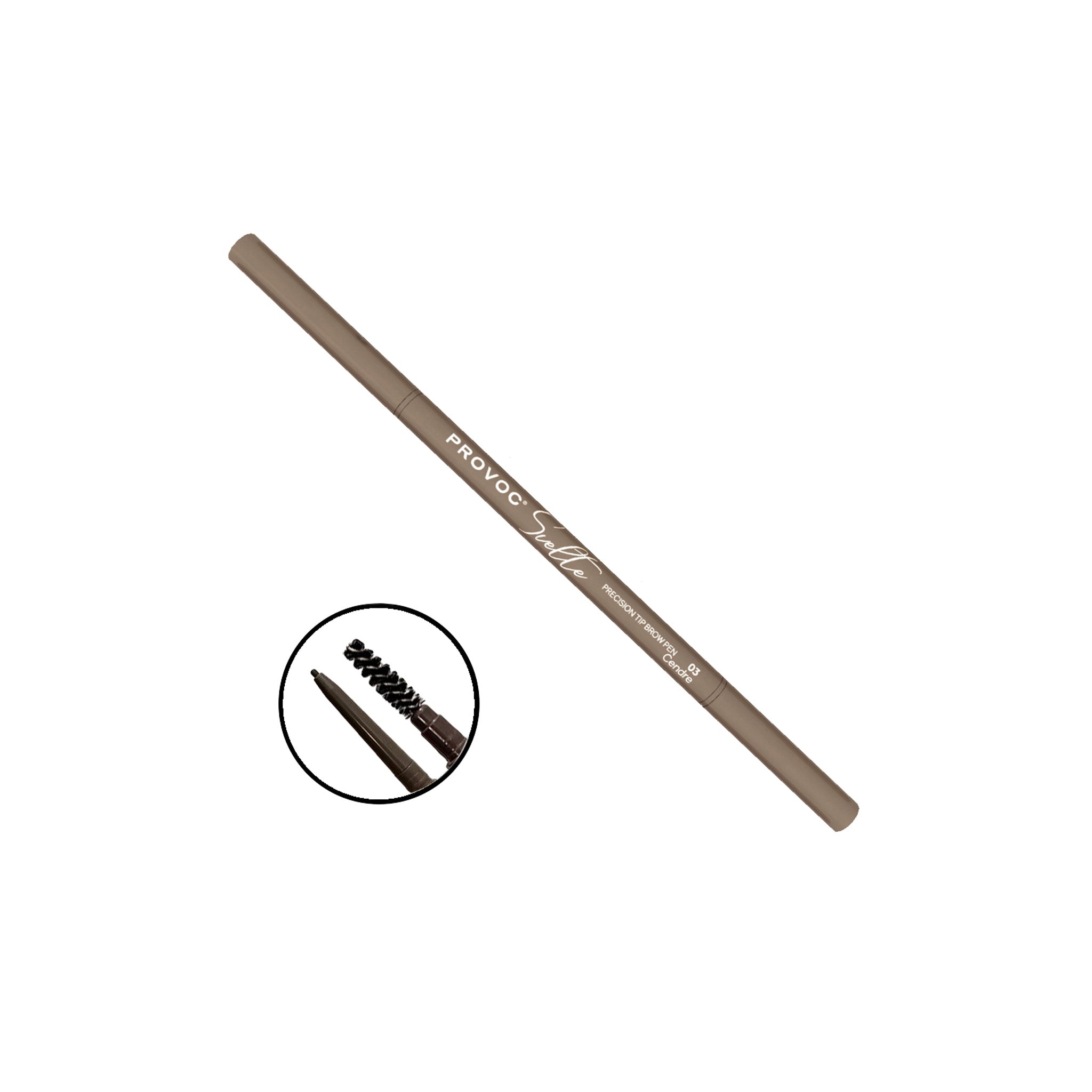 Provoc Svelte Precision Tip Eyebrows Pen 02 Clair Lebanon