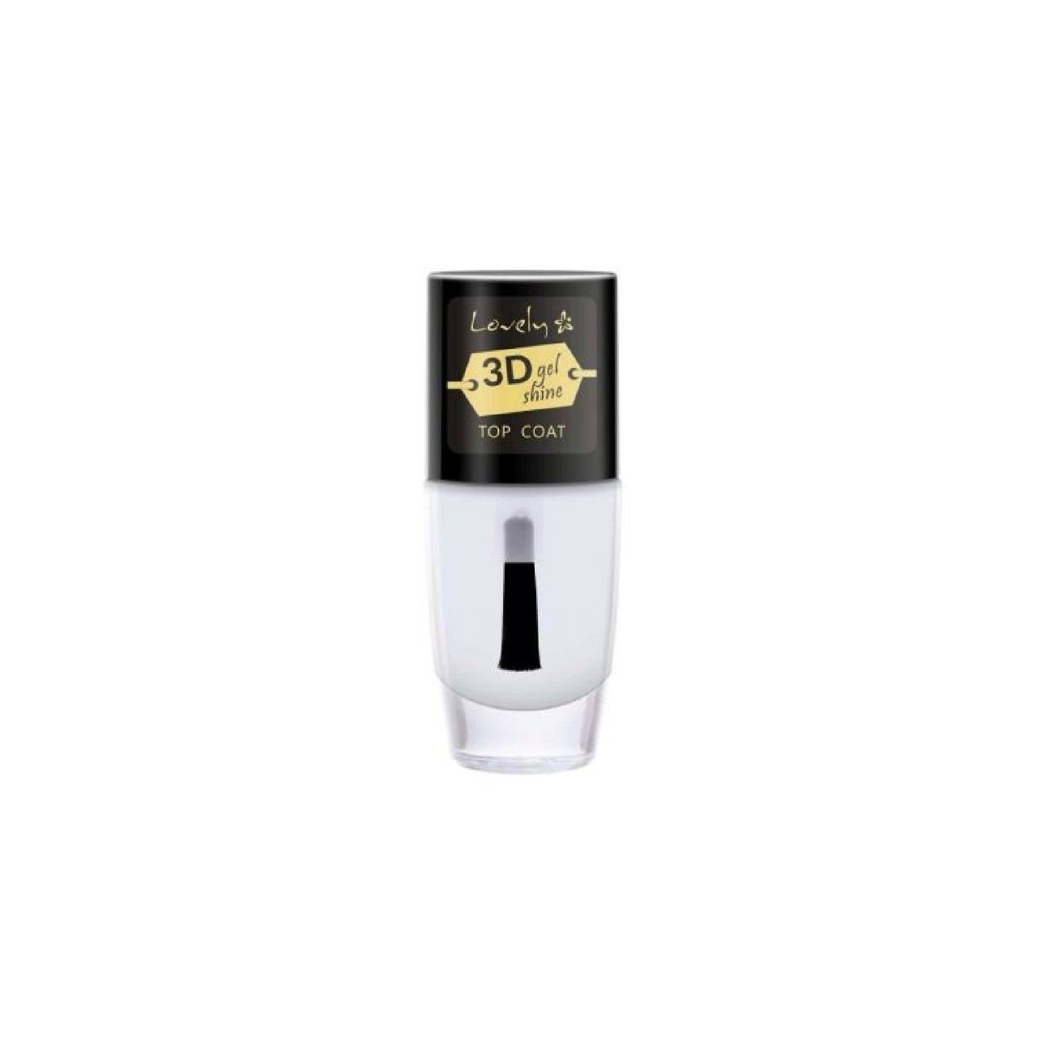 Wibo Lovely Top Coat Nail Polish Gel Shine 3D Lebanon