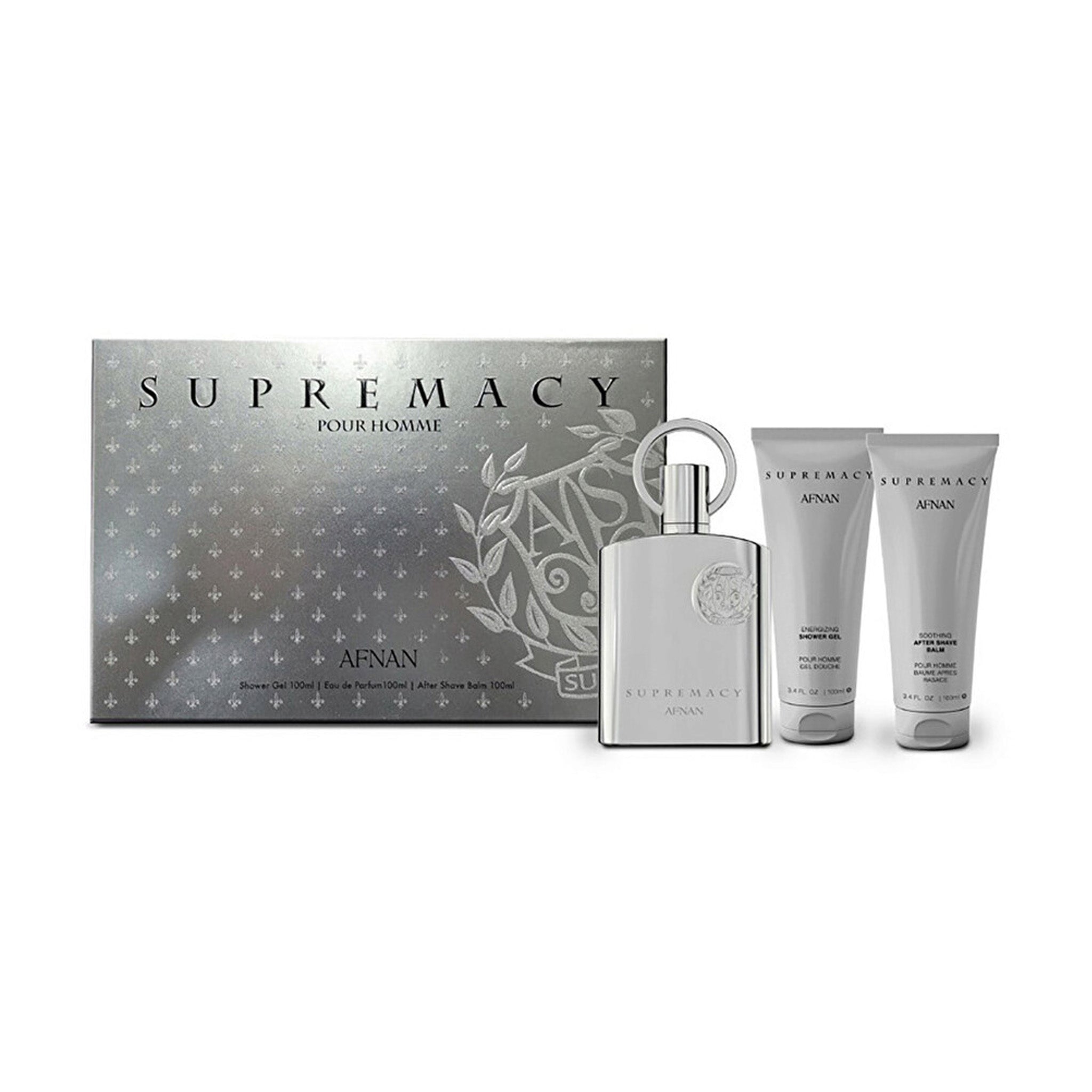 Afnan Supremacy Silver Gift Set Lebanon