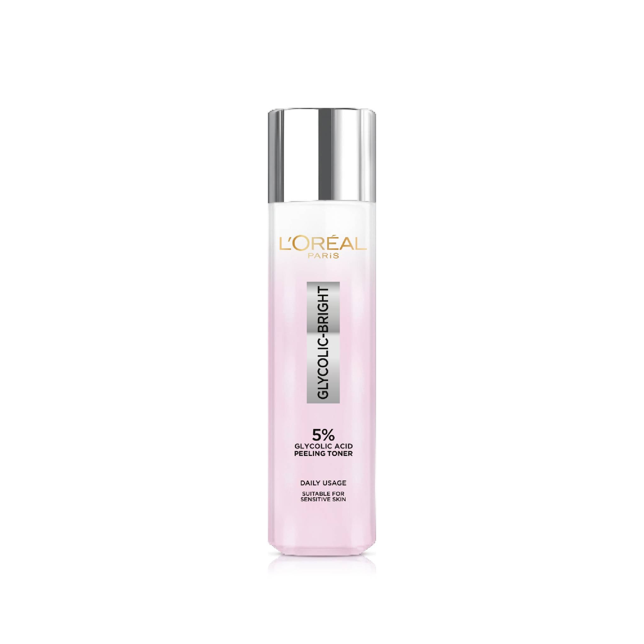 L'Oreal Paris 5% Glycolic Acid Peeling Toner for Instant Glowing Skin 128ml Lebanon