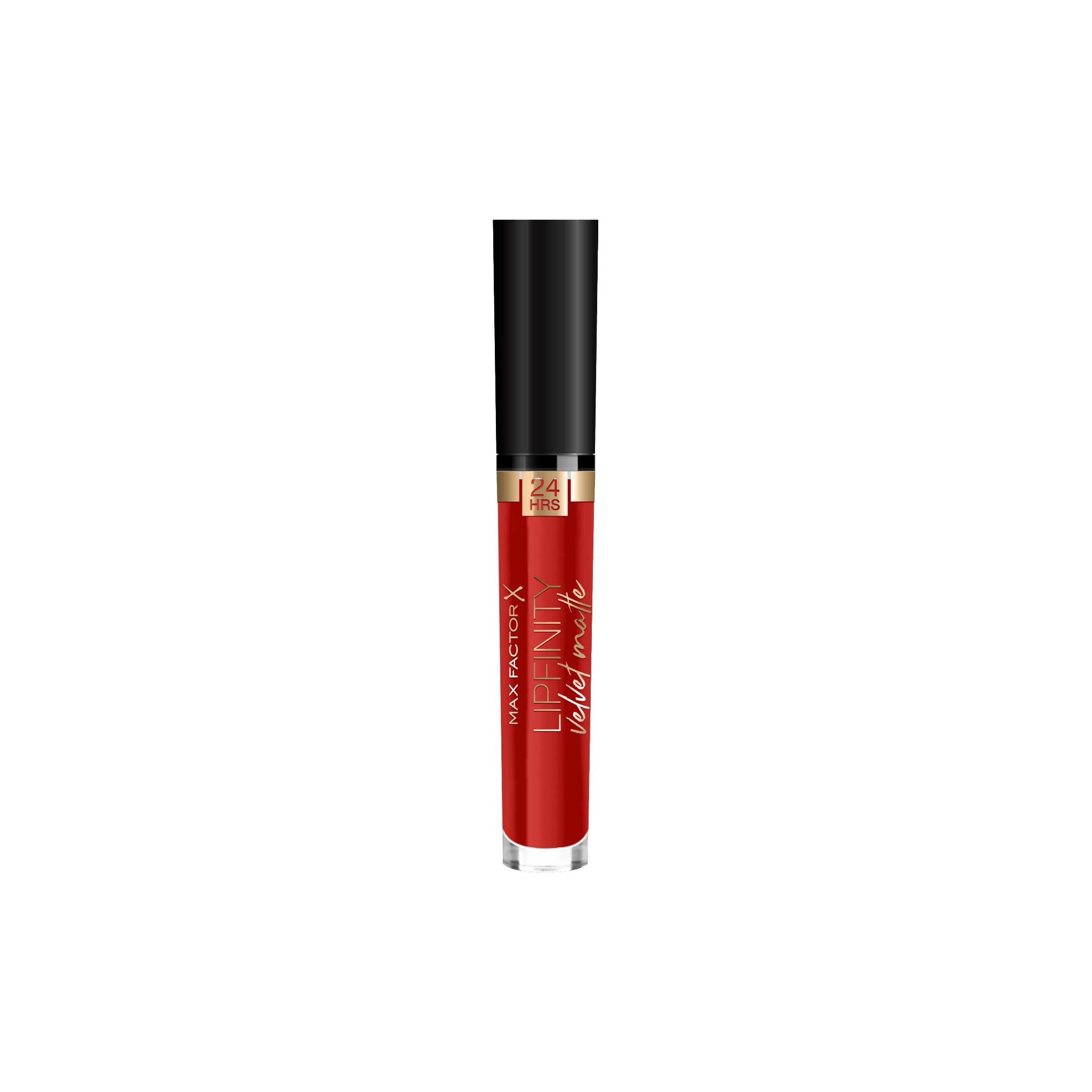Max Factor Lipfinity Velvet Matte Lipstick 025 Red Luxury Lebanon