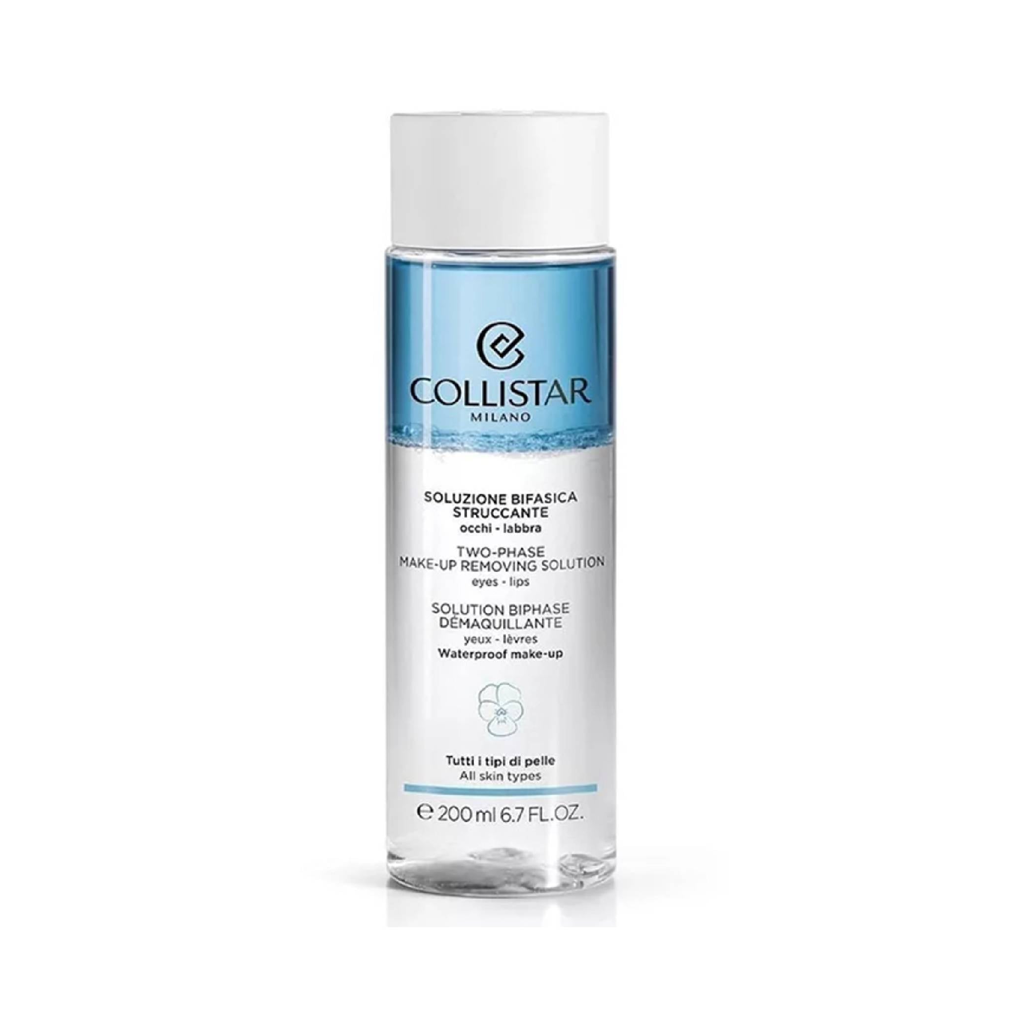 Collistar Two-Phase Make-Up Removing Solution 200ml Lebanon