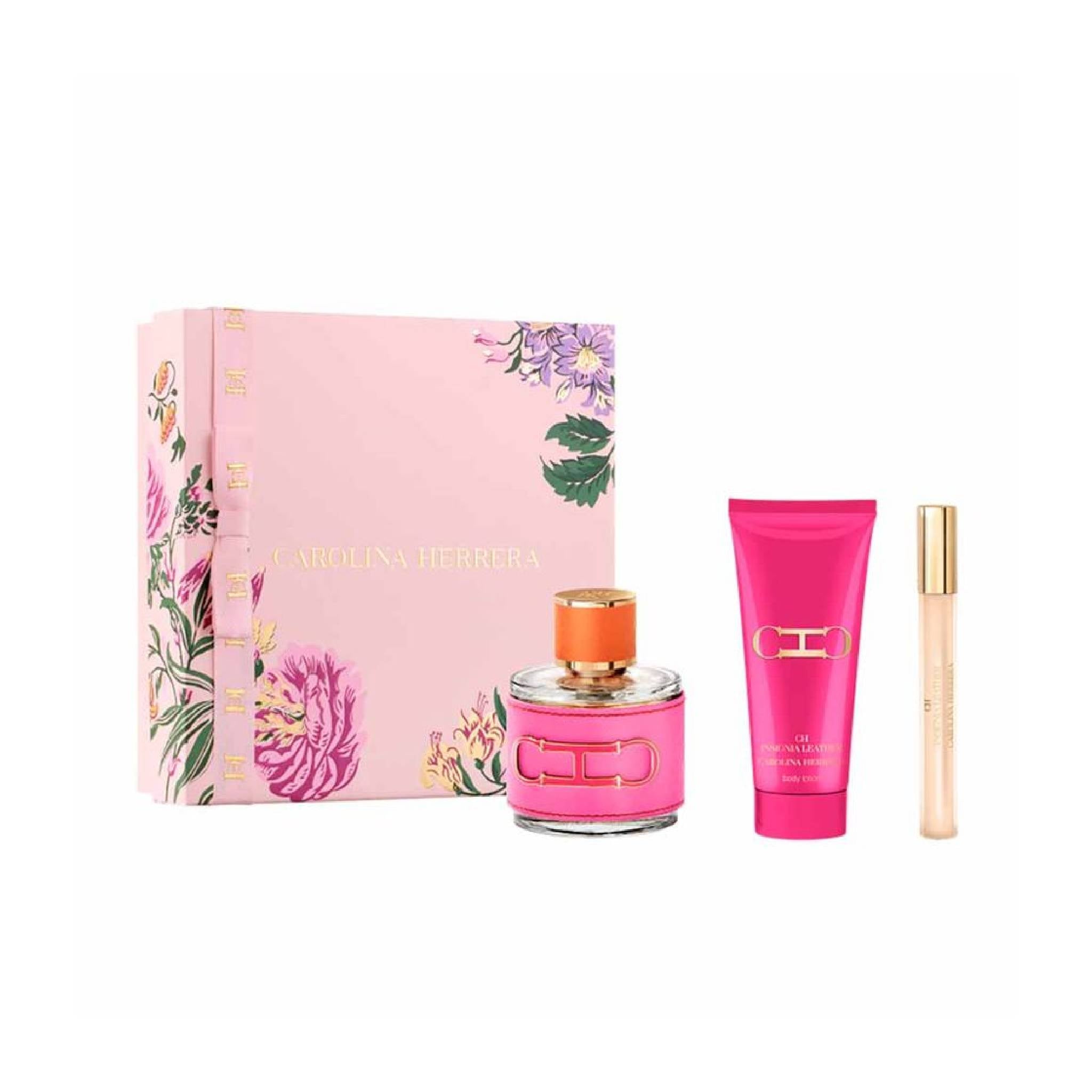 Carolina Herrera Insignia Leather Gift Set Lebanon