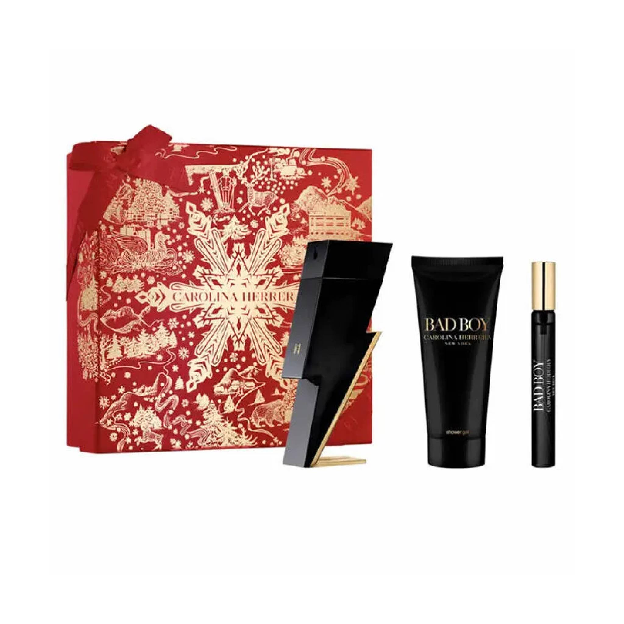Carolina Herrera Bad Boy Eau De Toilette Gift Set Lebanon
