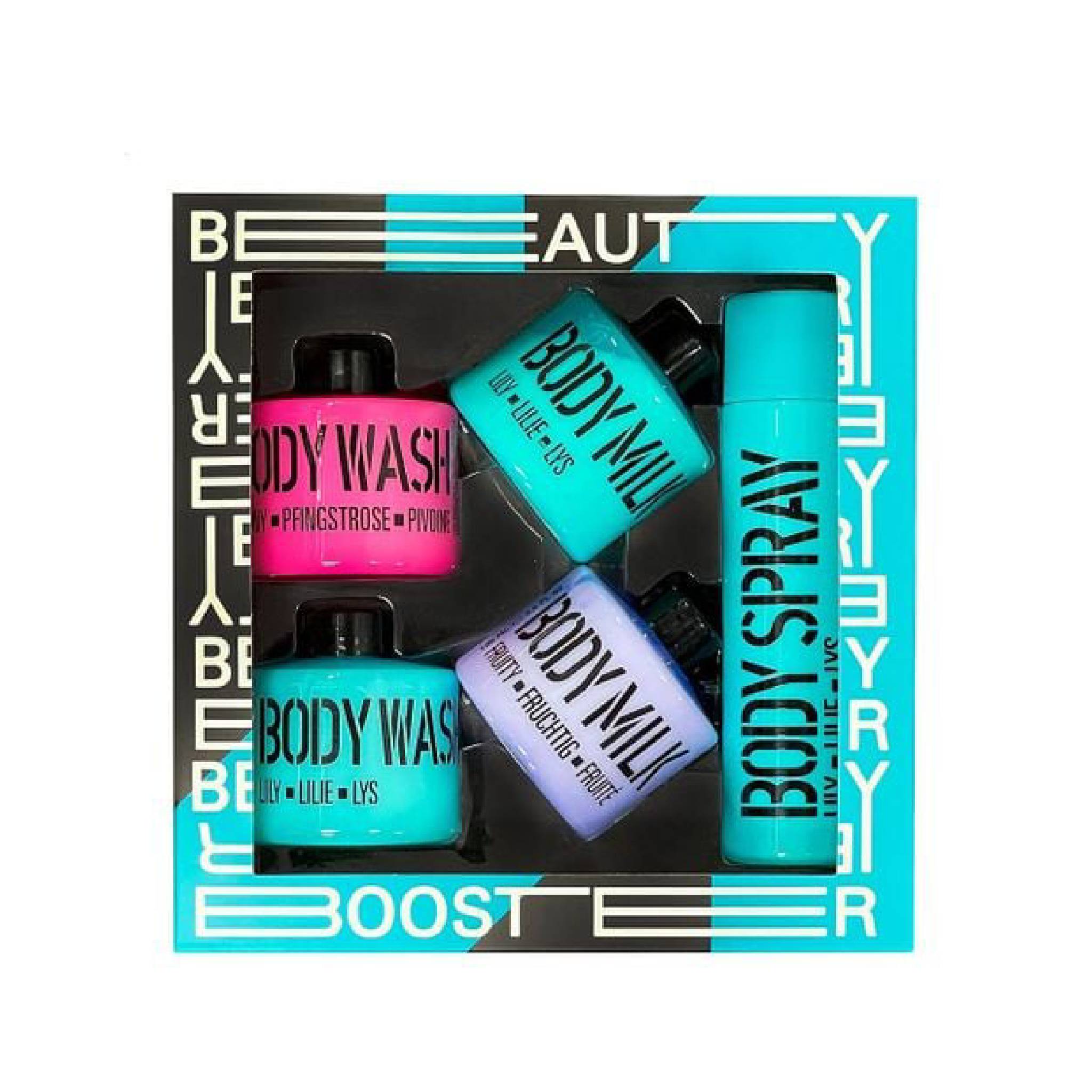 Mades Stackable Lily, Peony & Fruity Body Care Kit Lebanon