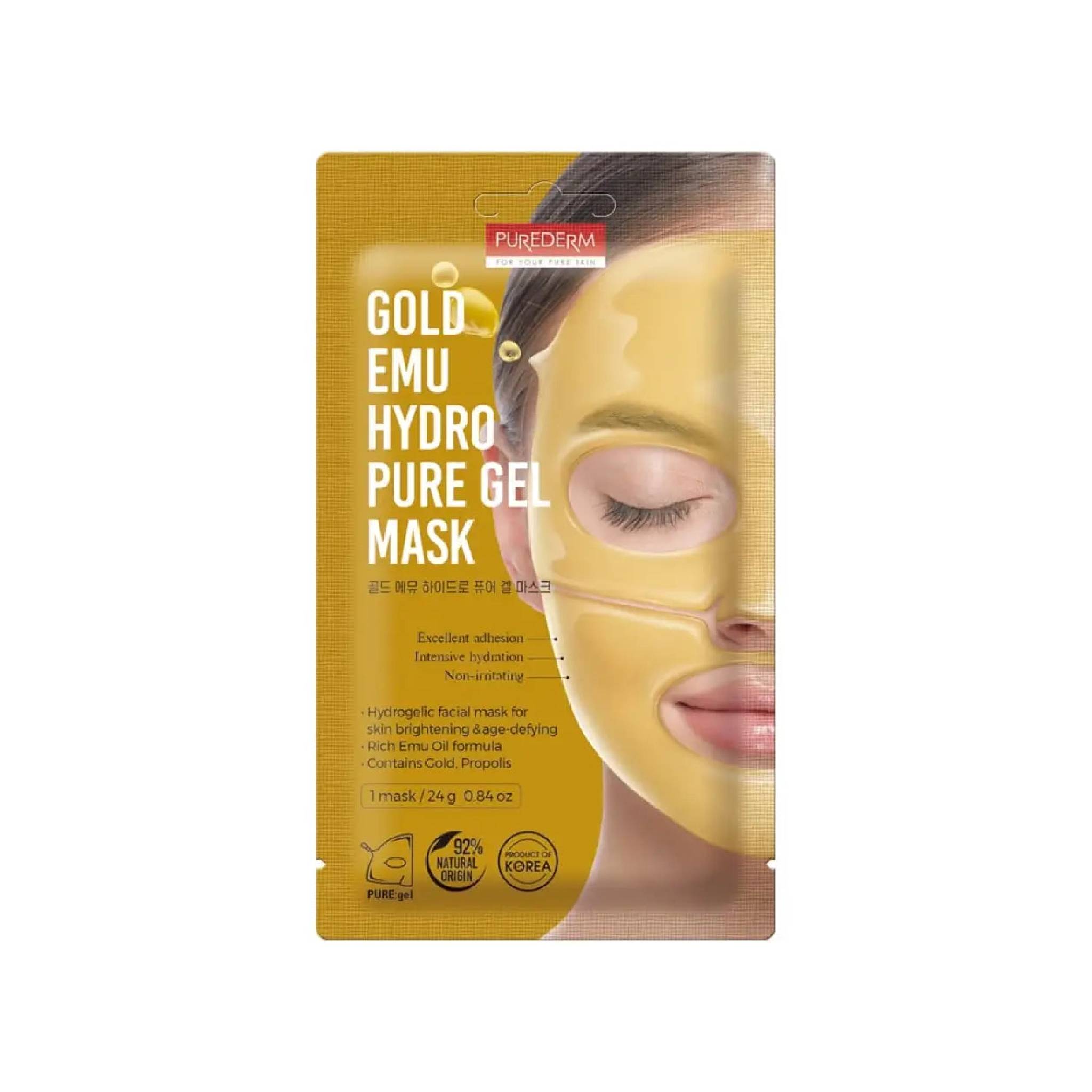 Purederm Gold Emuls Hydro Pure Gel Mask 1Mask Lebanon