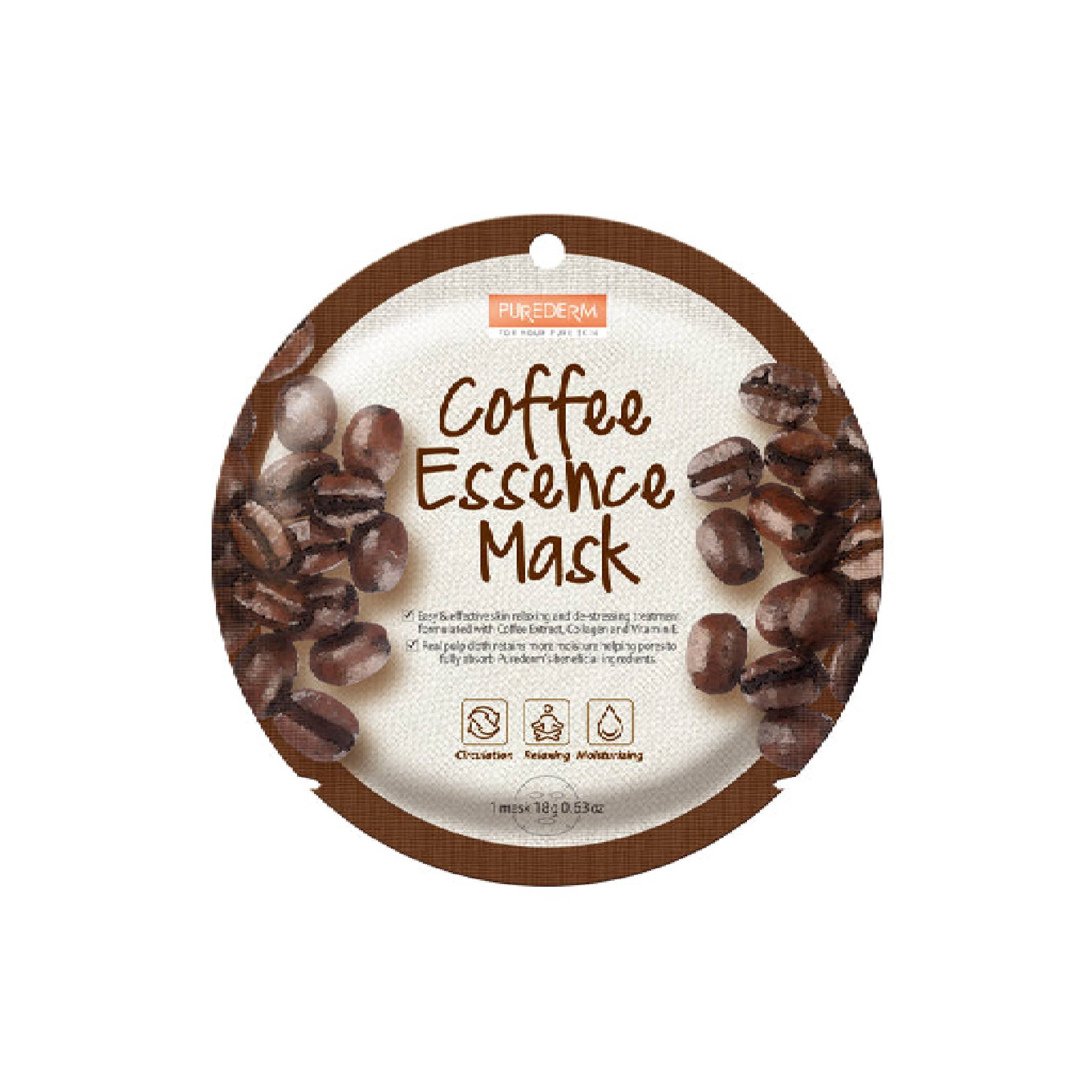Purederm Coffee Essence Mask 1Mask Lebanon