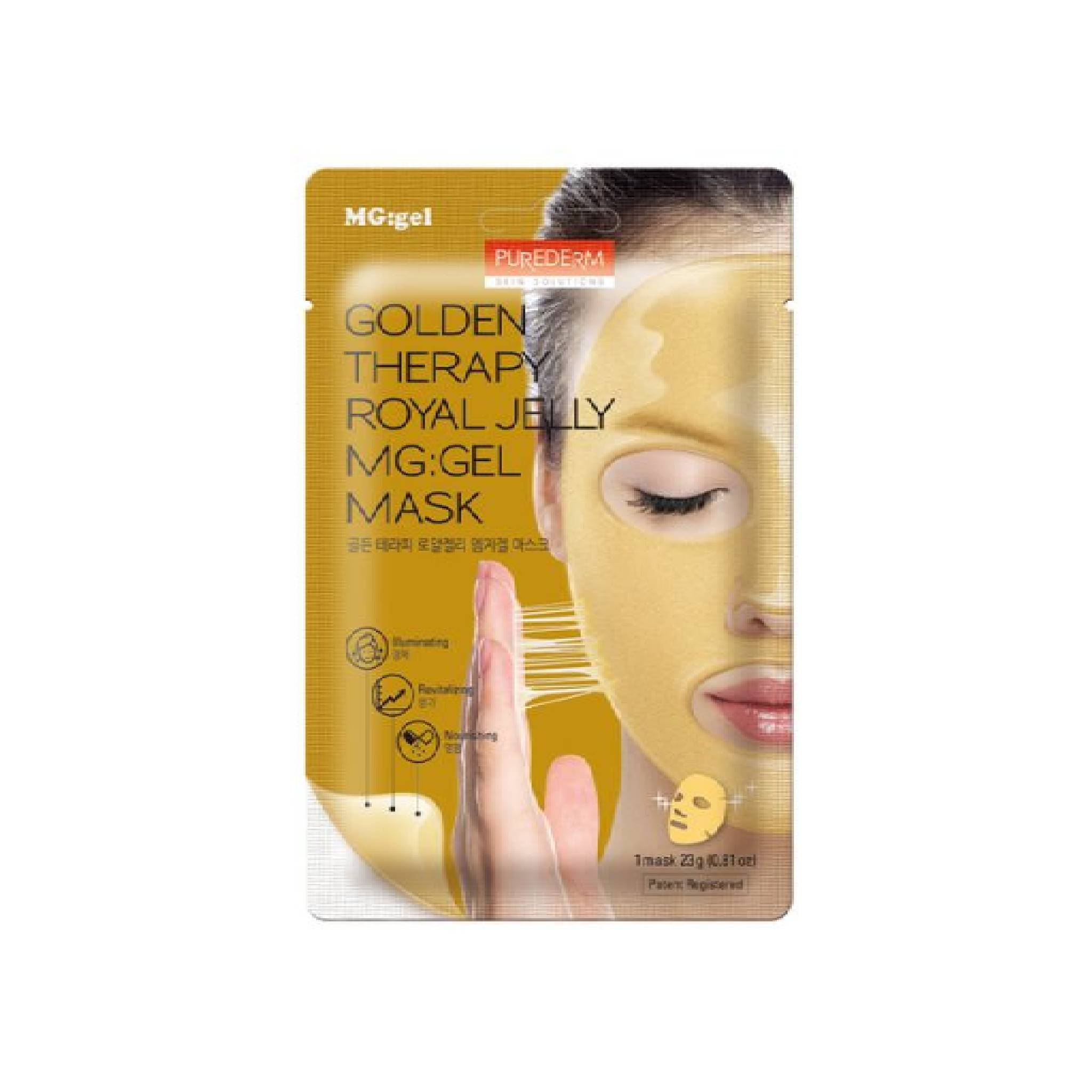 Purederm Golden Therapy Royal Jelly Mask 1Mask Lebanon
