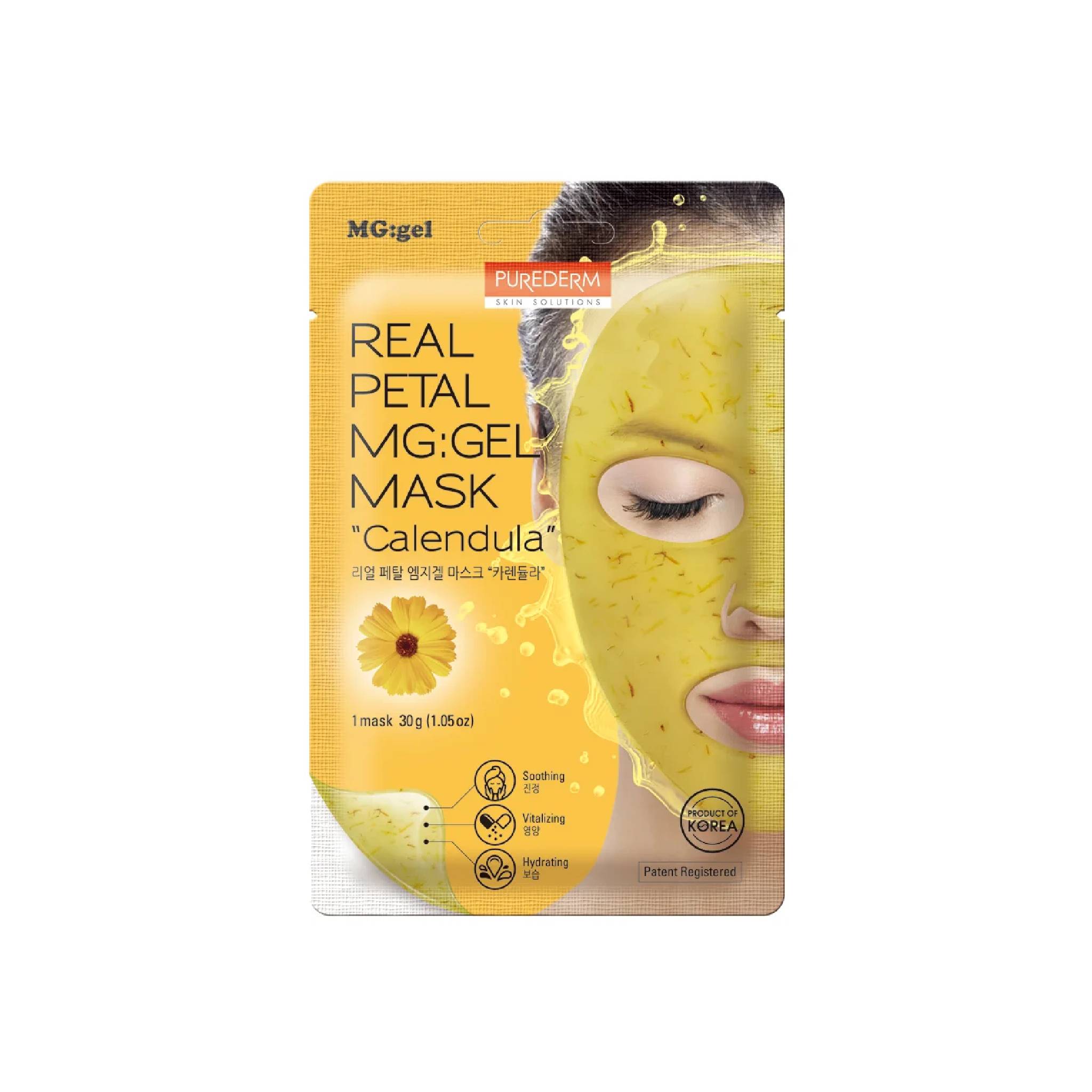 Purederm Real Petal Mg Gel Mask Calendula 1Mask Lebanon