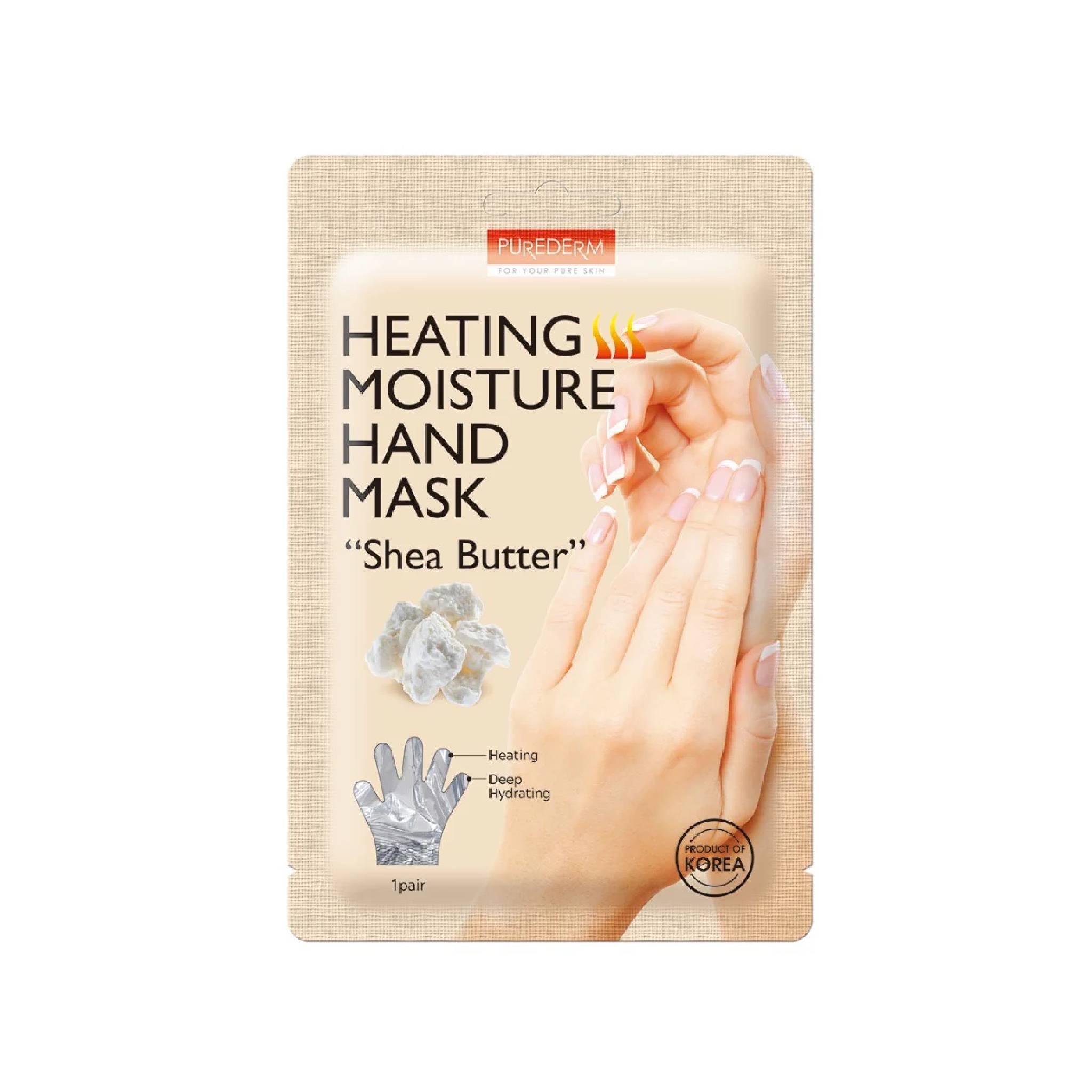 Purederm Heating Moisture Hand Mask Shea Butter 1Pair Lebanon