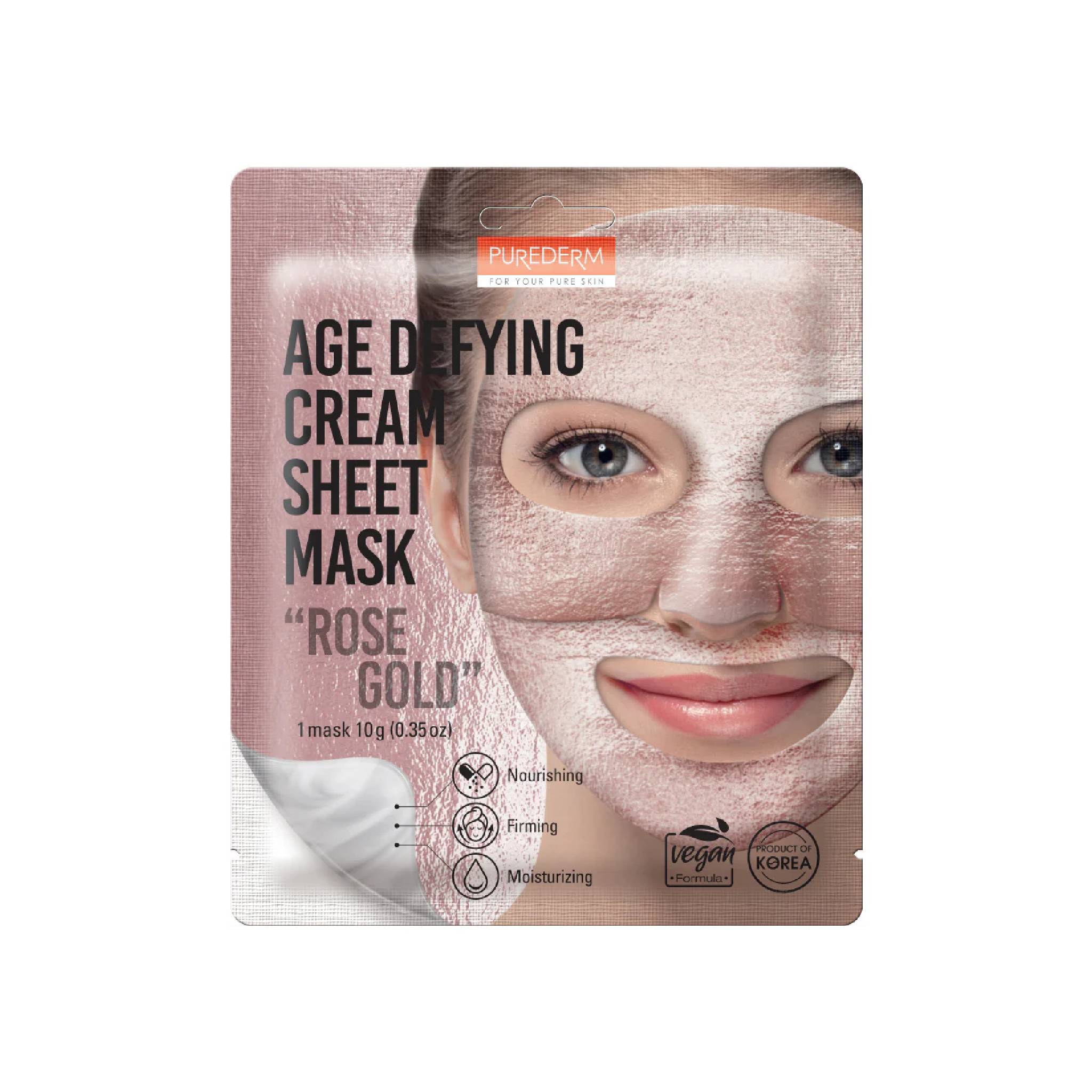 Purederm Sheet Mask Age Defying Rose Gold 1Mask Lebanon