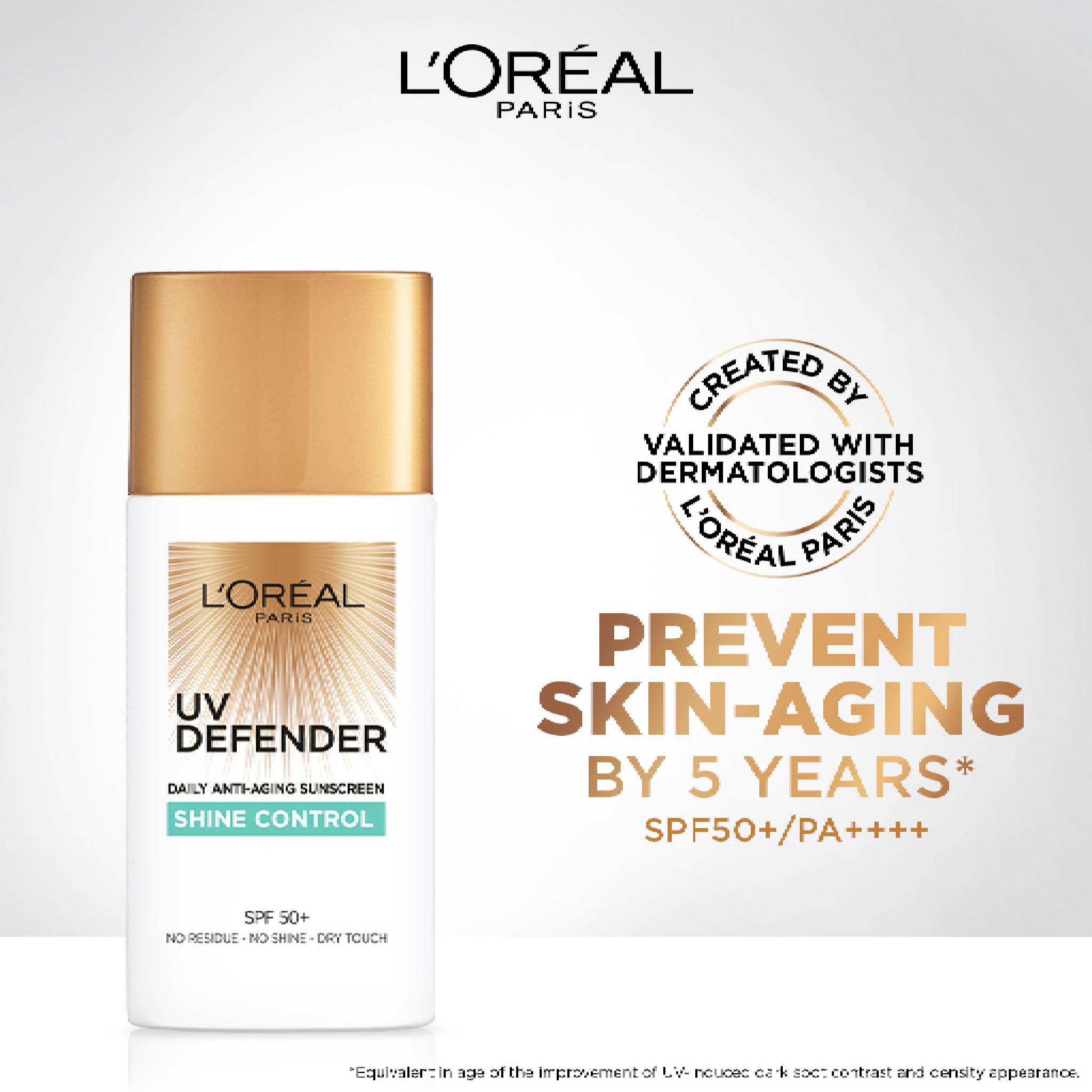 UV Defender Sunscreen SPF50+/PA++++ - Shine Control