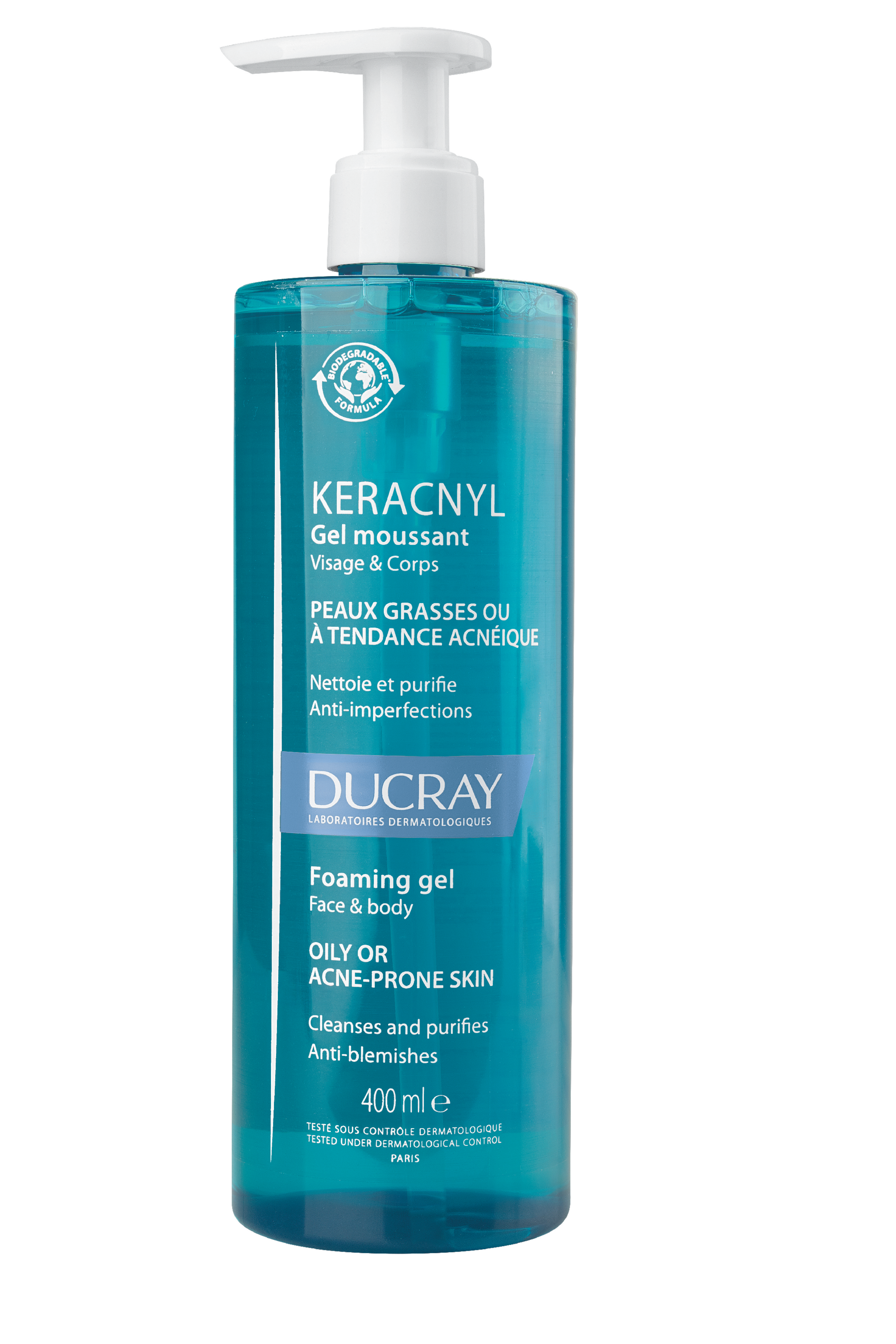 Ducray Keracnyl Foaming Gel 400ml Lebanon