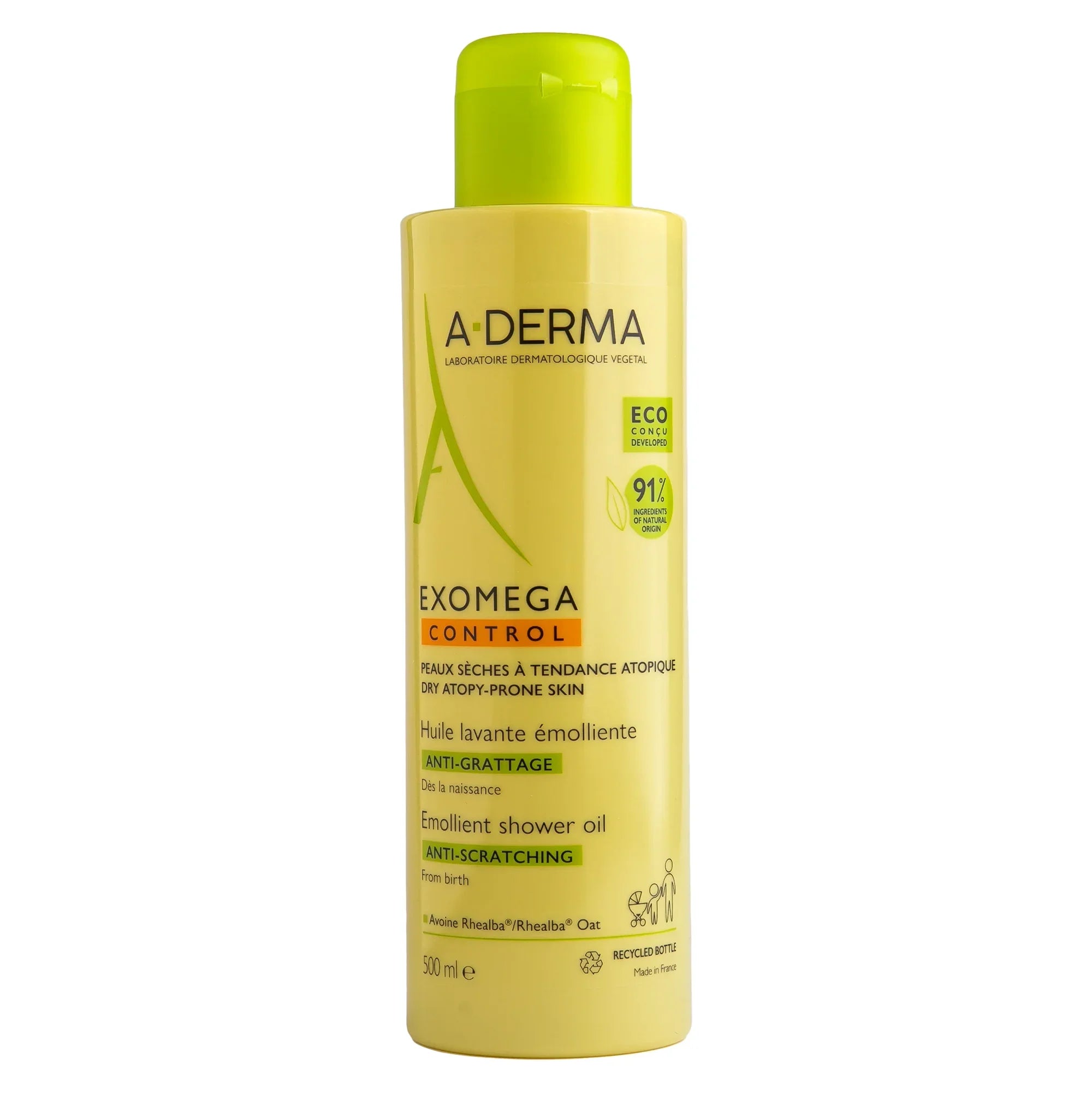 A-Derma Exomega Control Emollient Shower Oil 500ml Lebanon