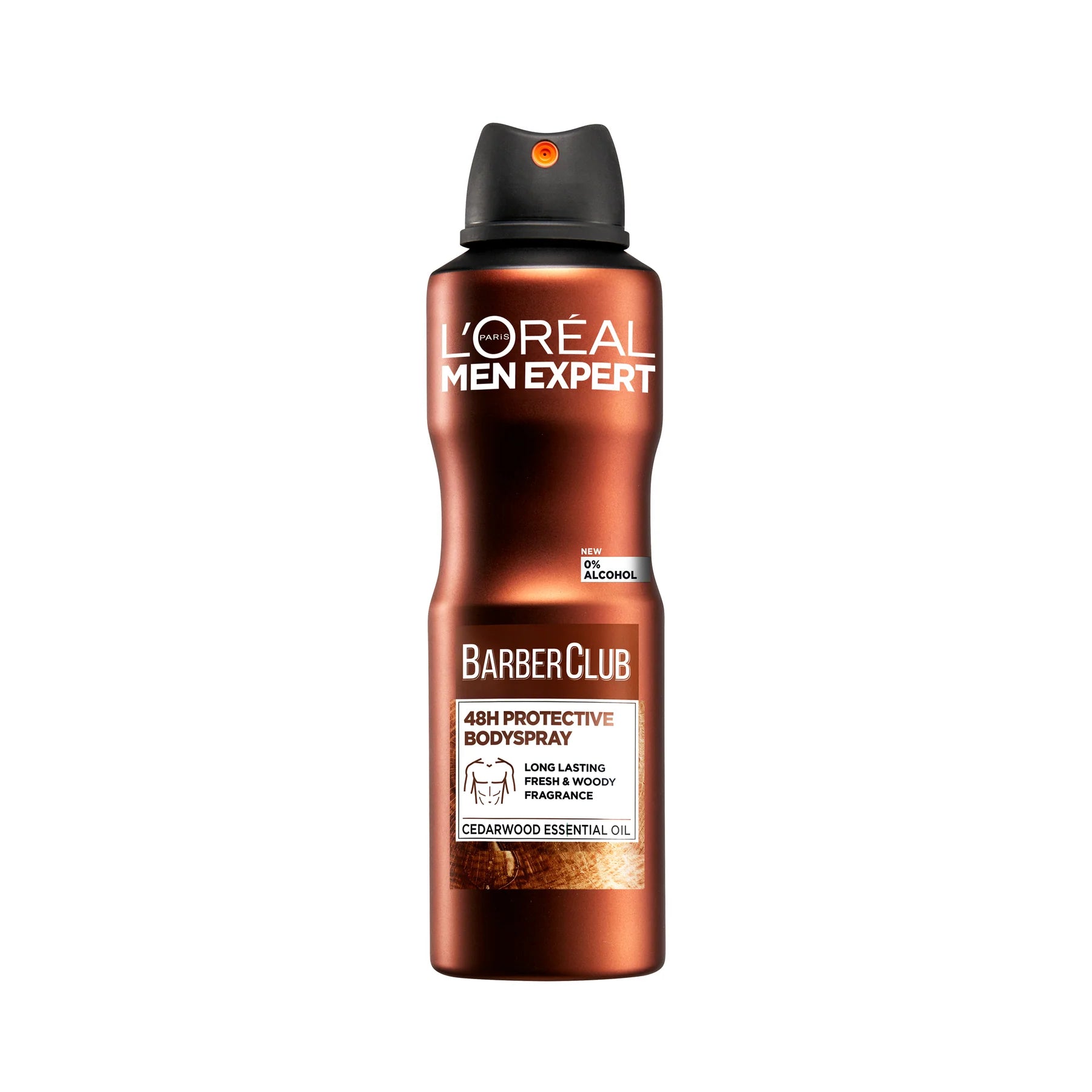 L'Oreal Paris Men Expert Barber Club 48H Protective Deodorant Cedarwood Essential Oil 150ml Lebanon