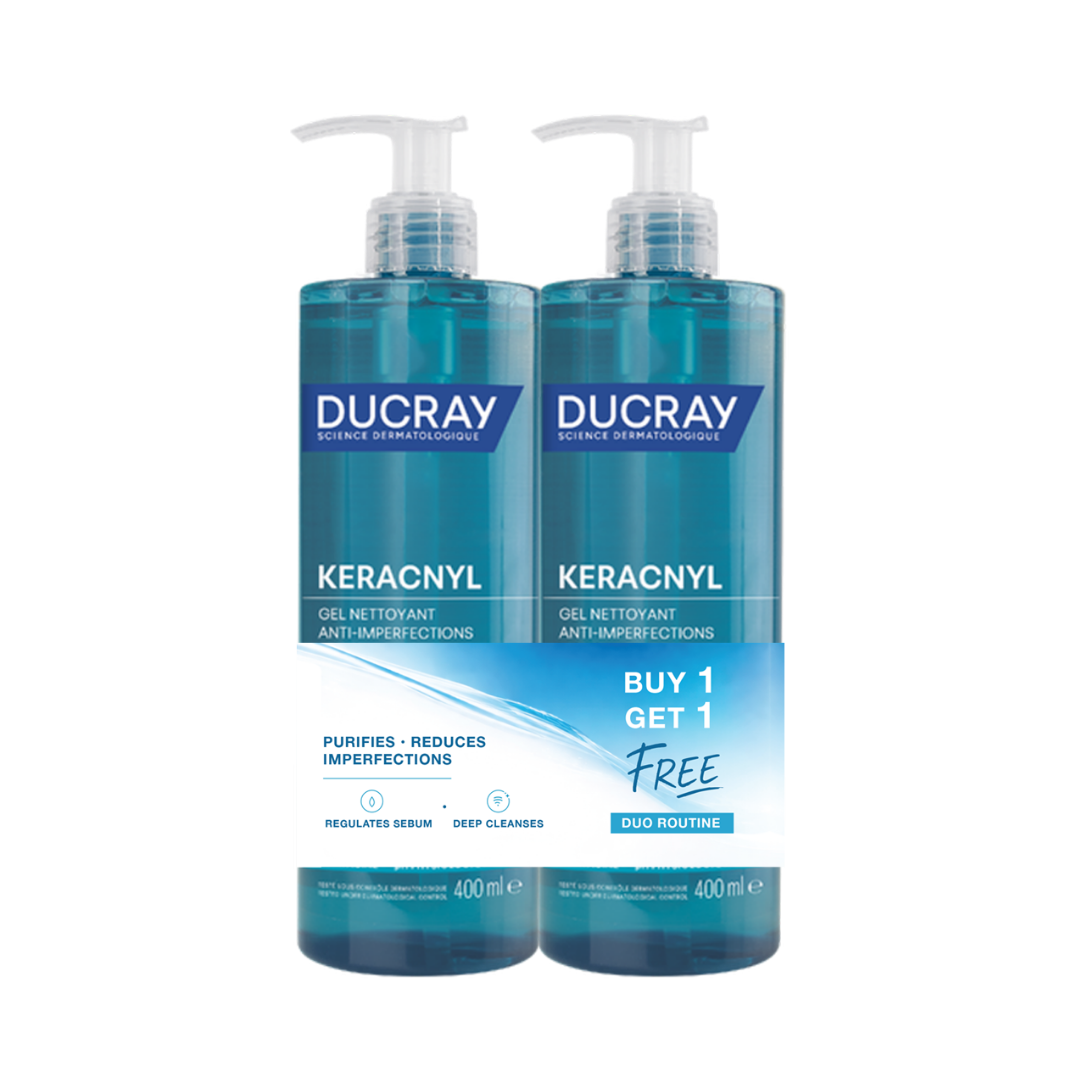 Ducray Buy One Get One Ducray Keracnyl Foaming Gel 400ml Lebanon