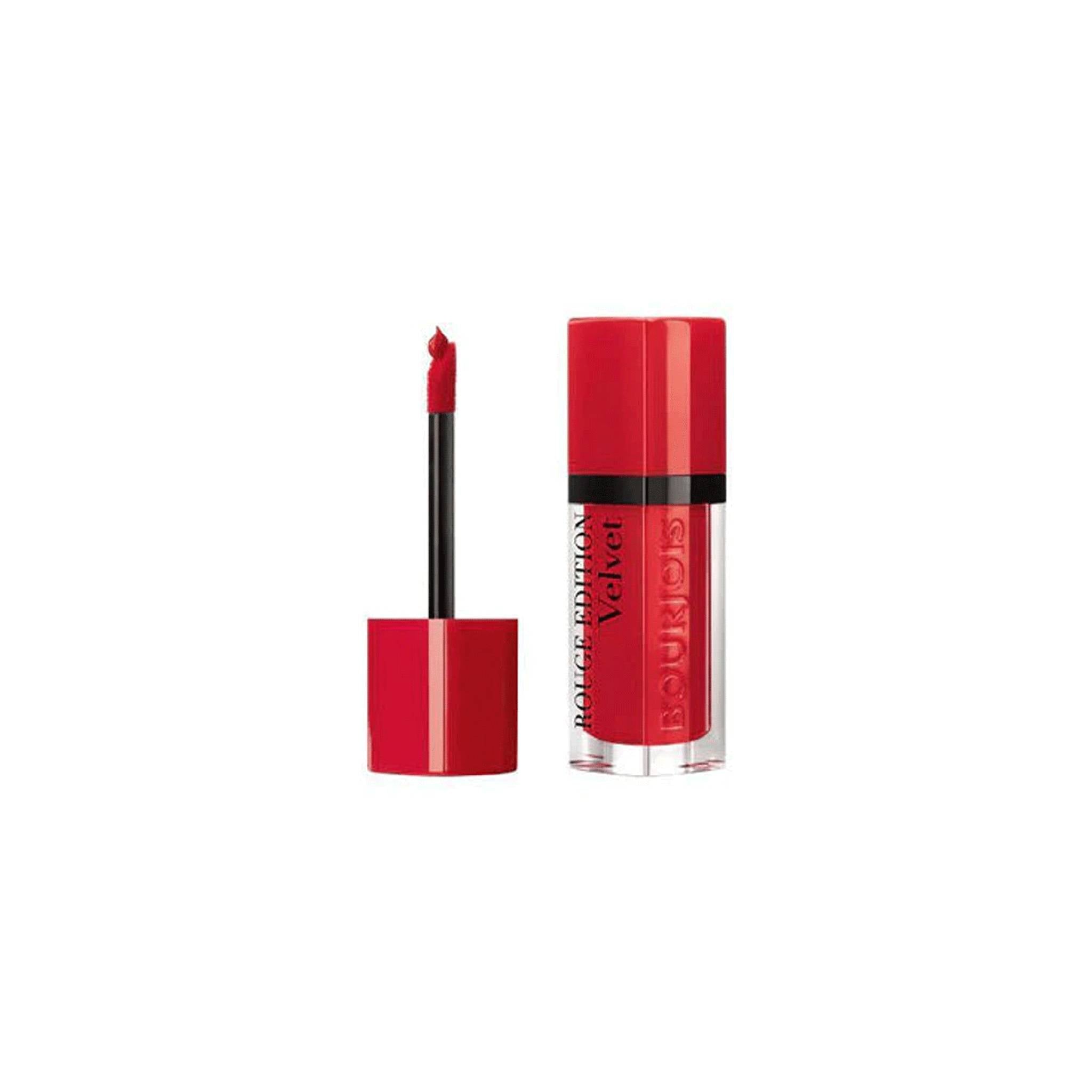 Bourjois Paris Rouge Edition Velvet Matte Liquid Lipstick 03 Hot Pepper Lebanon