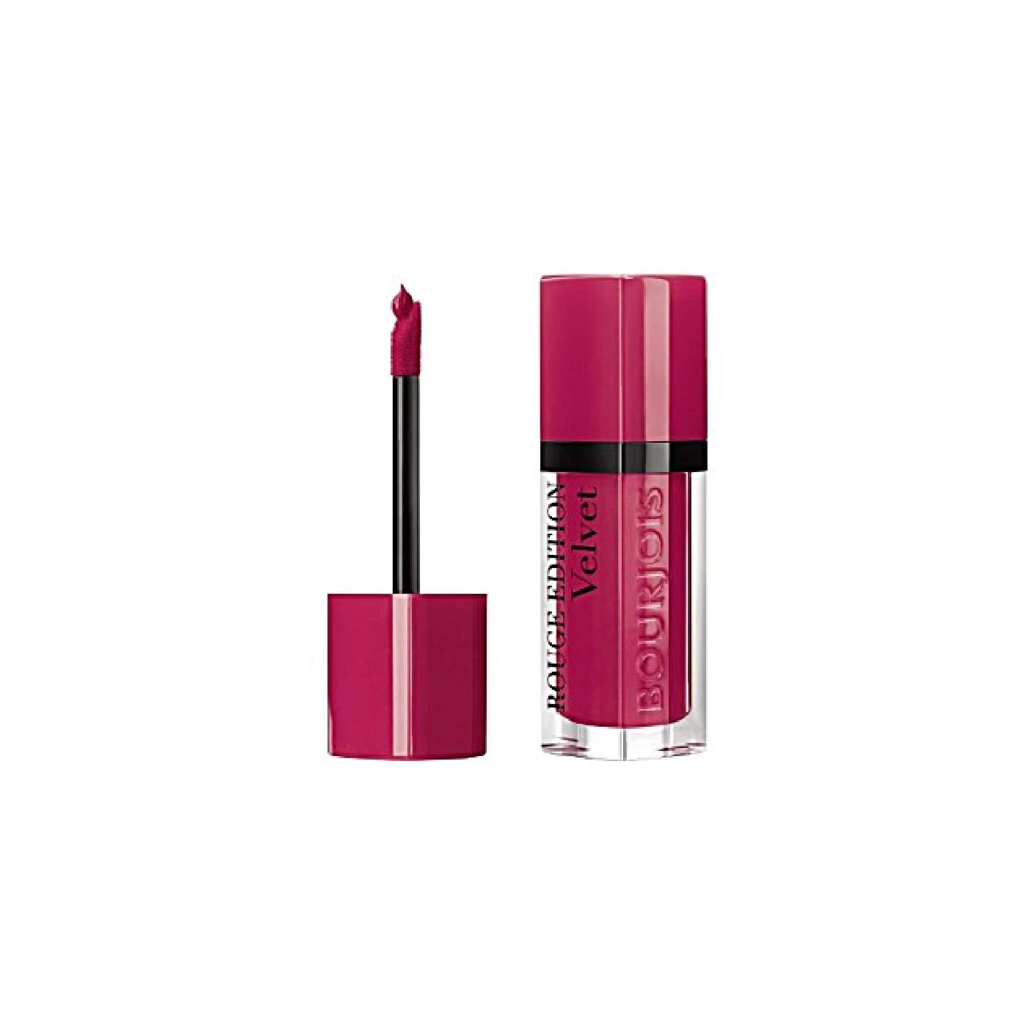 Bourjois Paris Rouge Edition Velvet Matte Liquid Lipstick 13 Fu(n)chsia Lebanon