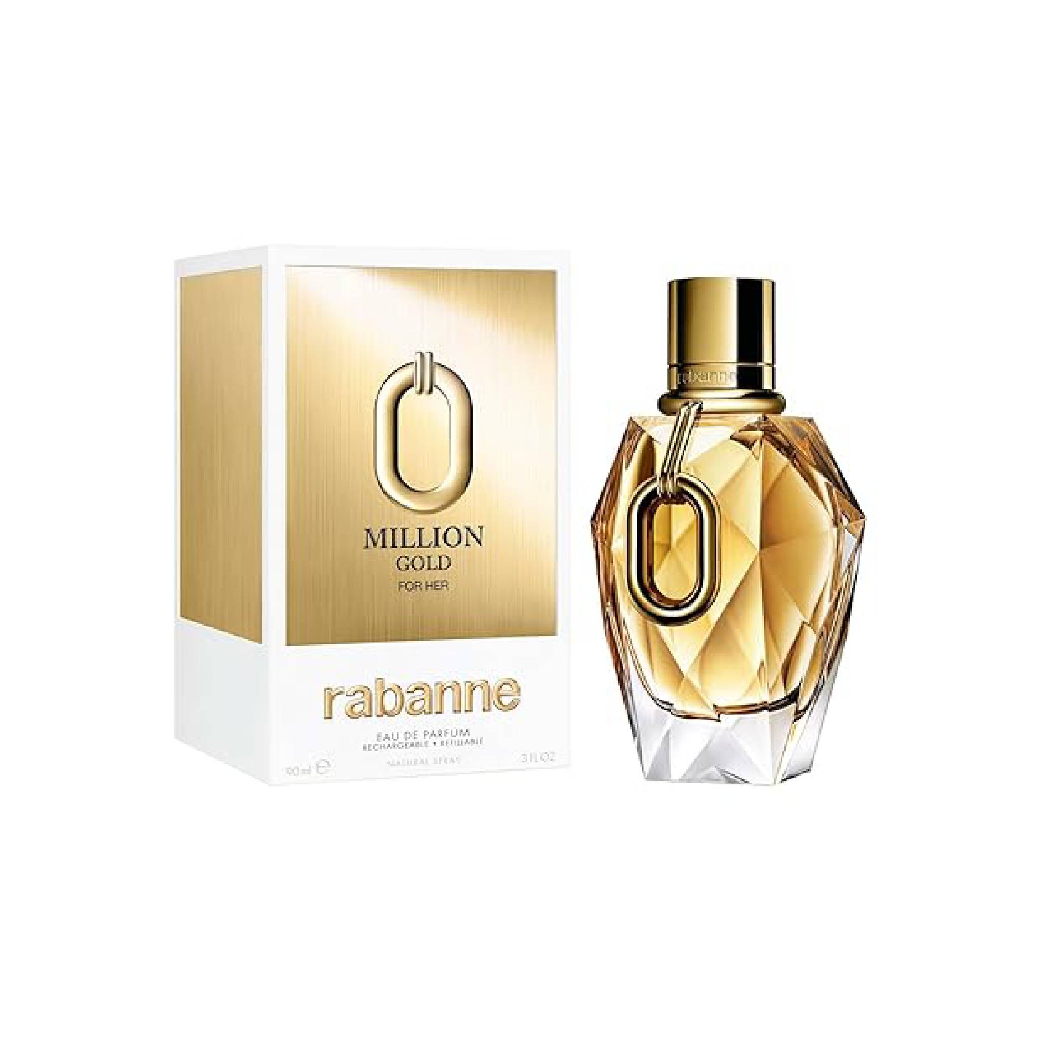 Paco Rabanne Million Gold Refillable Eau De Parfum 90ml Lebanon