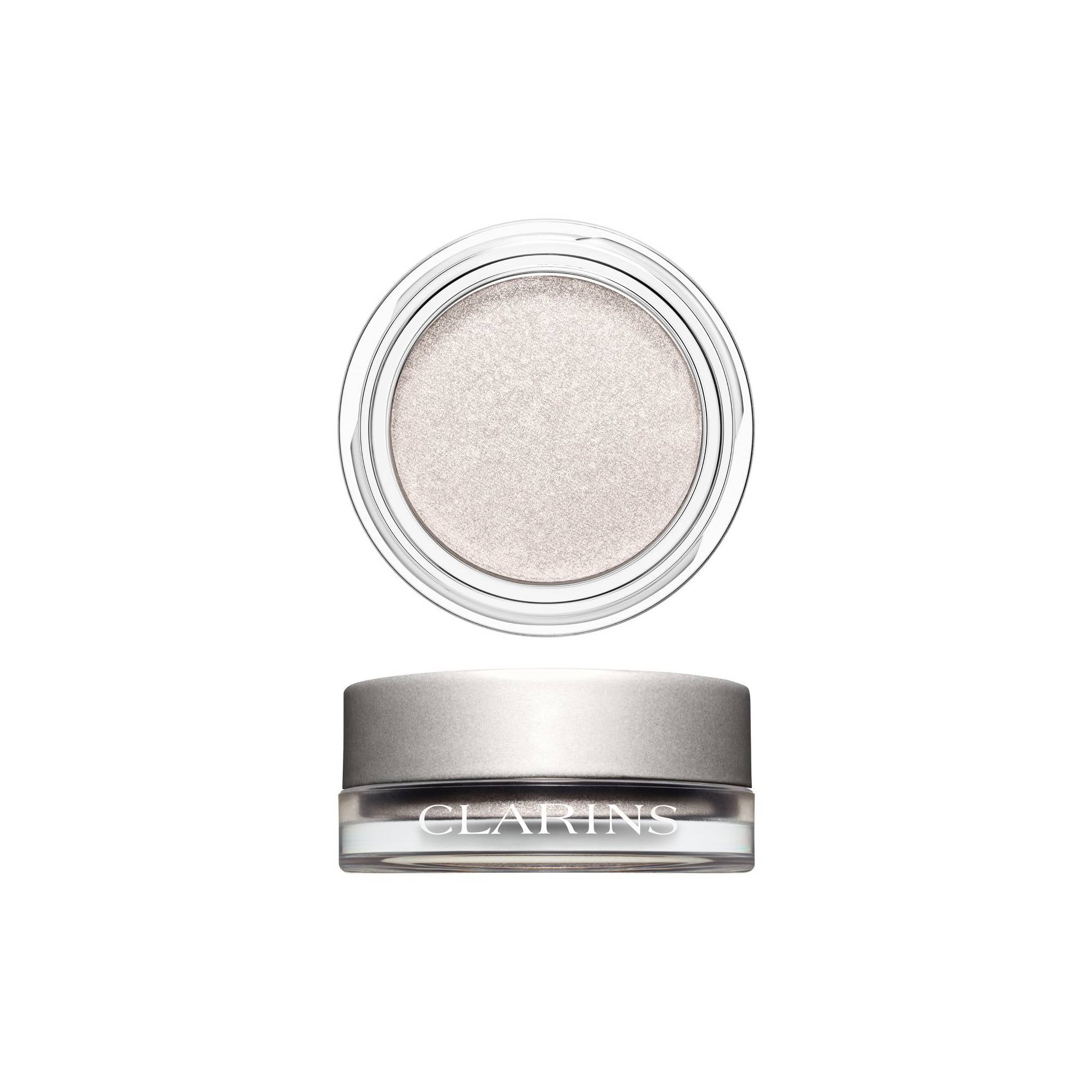 Clarins Ombre Iridescent Cream-to-Powder Eye Shadow 08 Silver White Lebanon