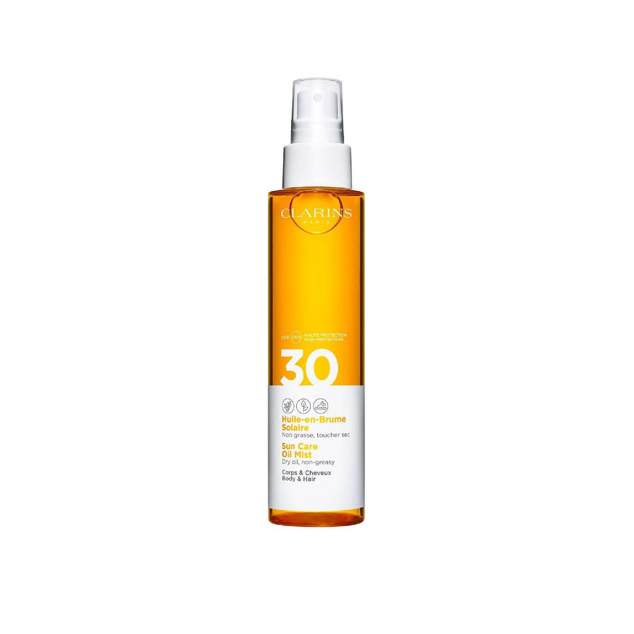 Clarins Sun Care Body And And Hair Oil Mist SPF30 150ml Lebanon