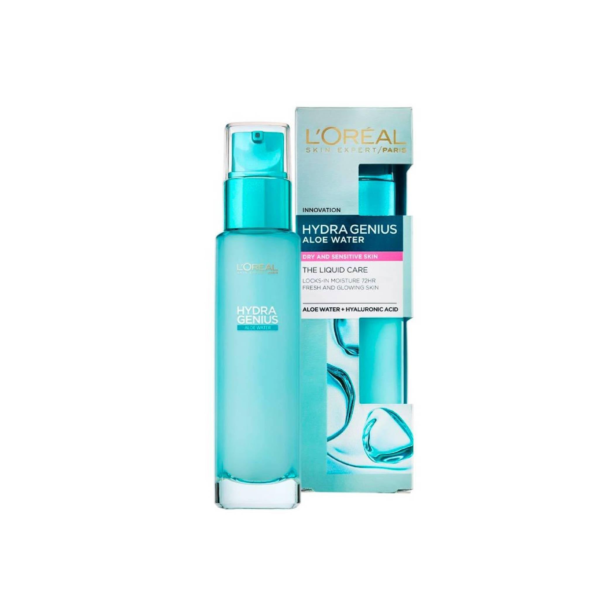 L'Oreal Paris Hydra Genius Aloe Water Moisturizer For Dry And Sensitive Skin 70ml Lebanon