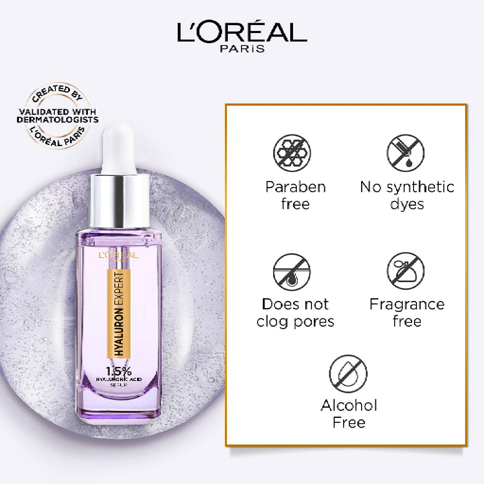 Hyaluron Expert Moisturiser and Anti-Aging Plumping  Serum with Hyaluronic Acid